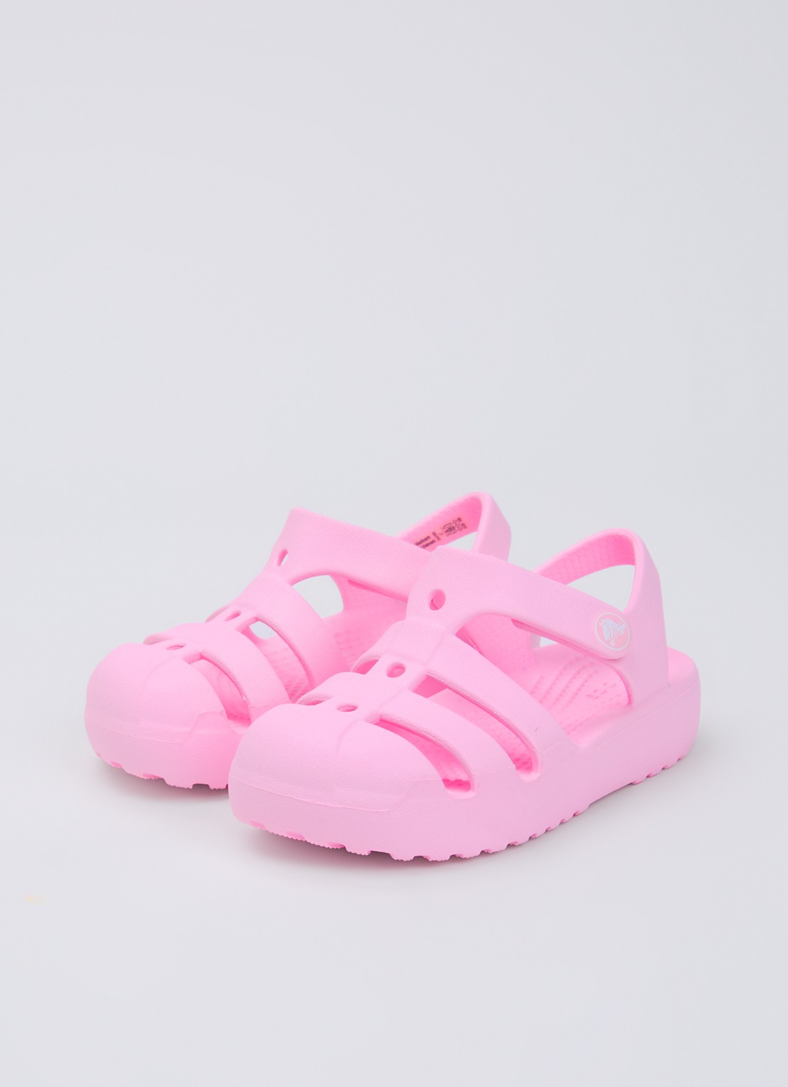 Crocs Classic Fisherman sandaal - voorkant 2 roze