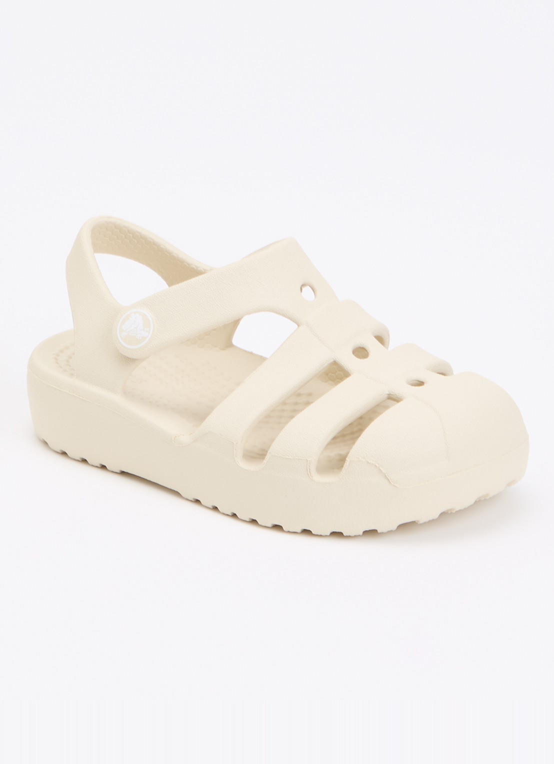 Crocs Classic Fisherman sandaal - voorkant beige