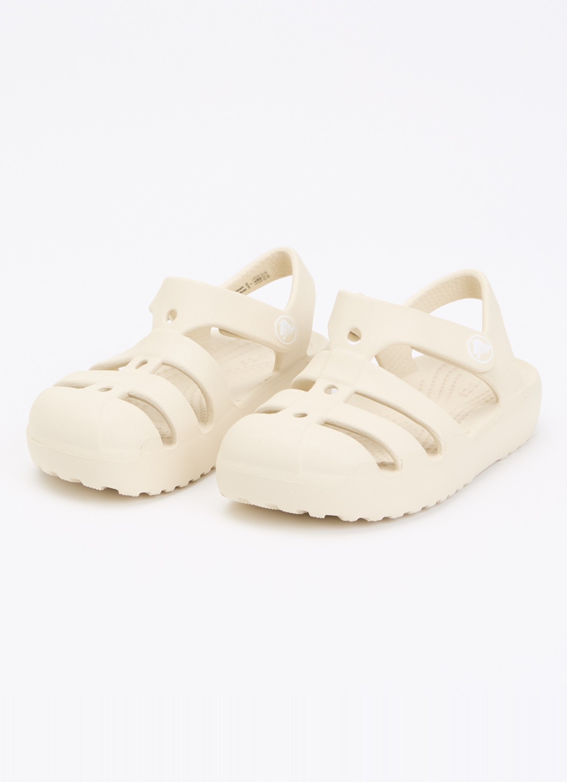 Crocs Classic Fisherman sandaal - voorkant 2 beige