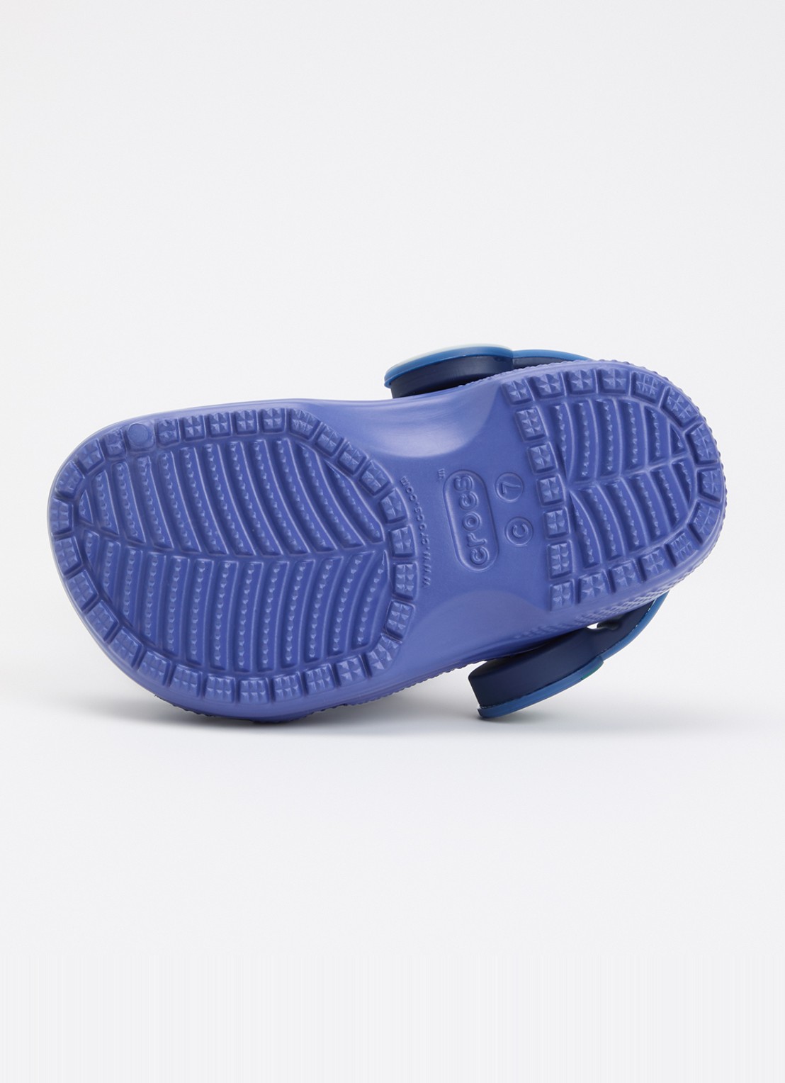 Crocs Classic Imagination Light instapper  - detail donkerblauw