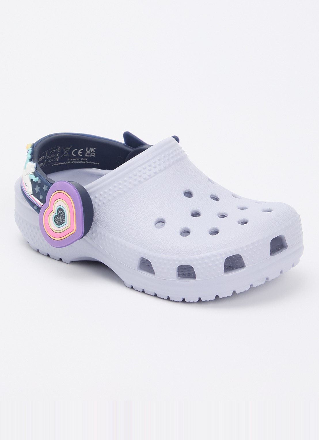 Crocs Classic Imagination Lights instapper  - voorkant 2 lavendel