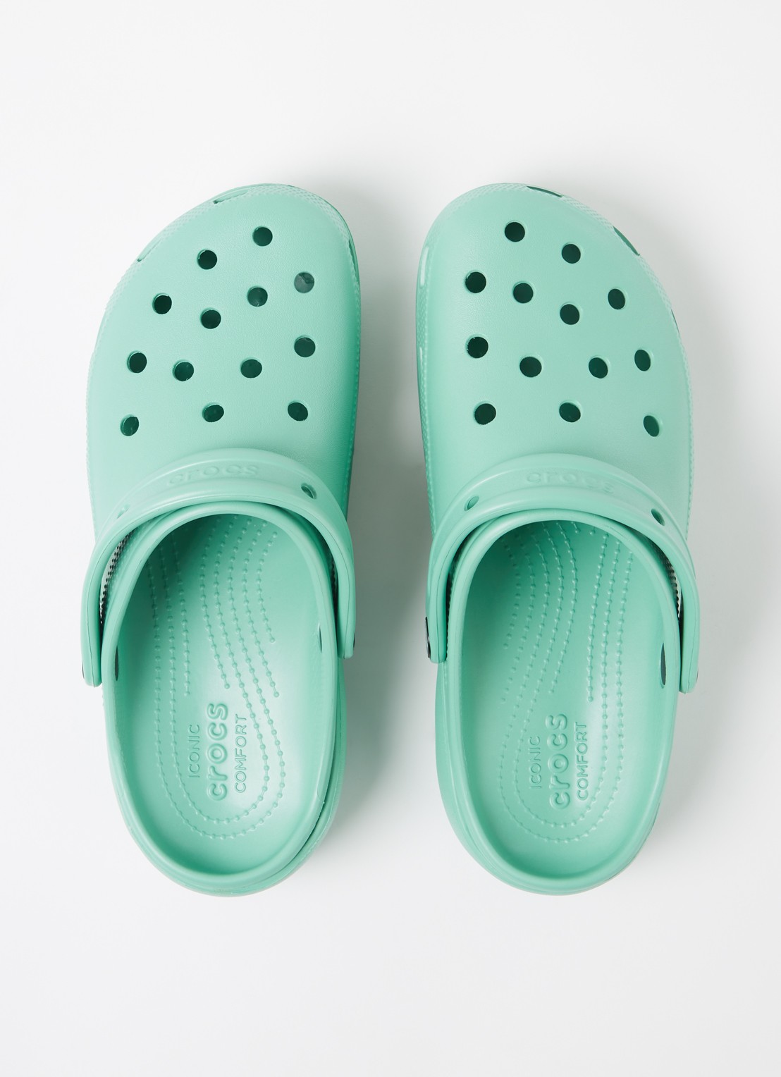 Crocs Classic Platform instapper - detail 4 mint