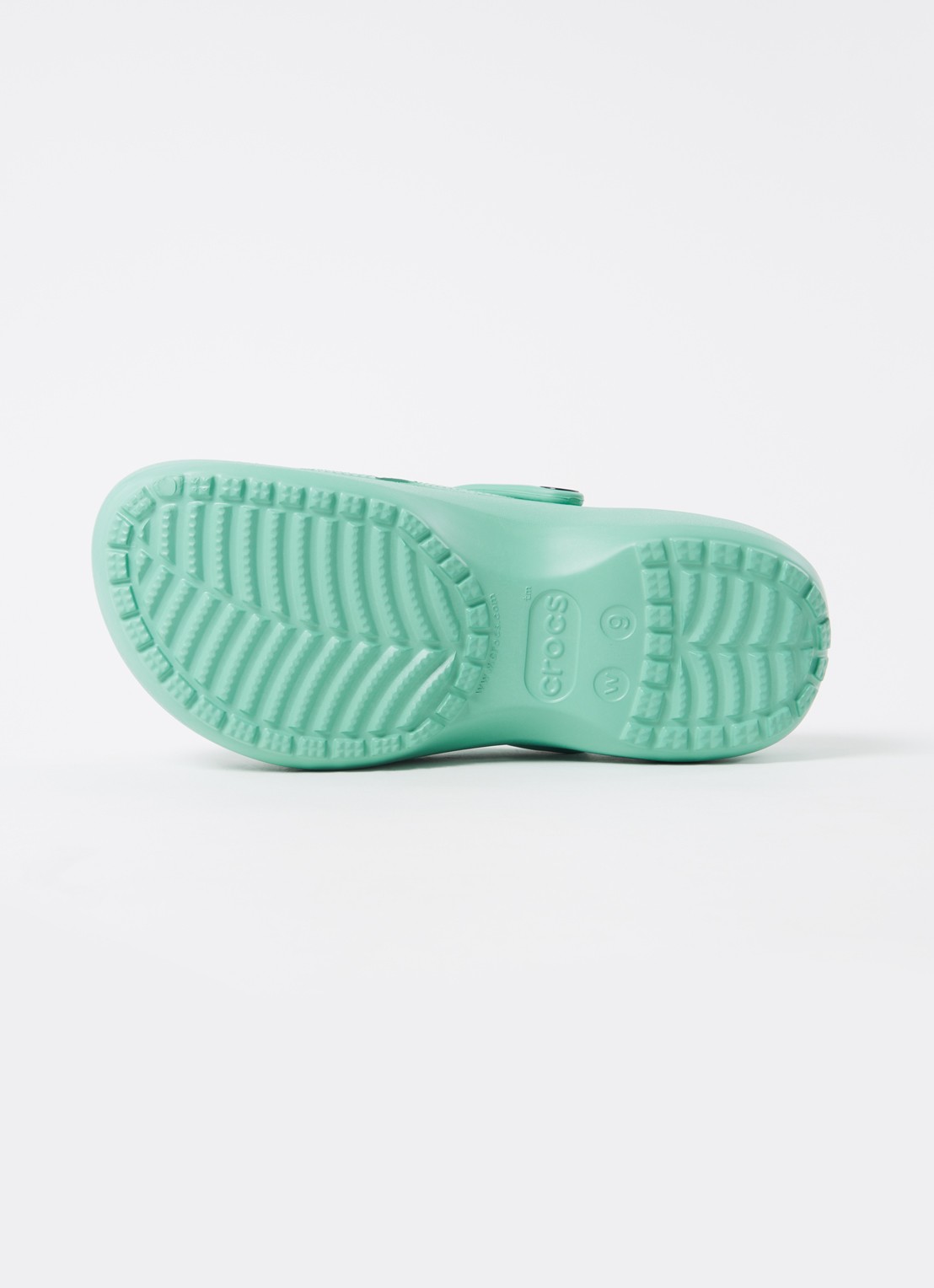 Crocs Classic Platform instapper - detail 5 mint
