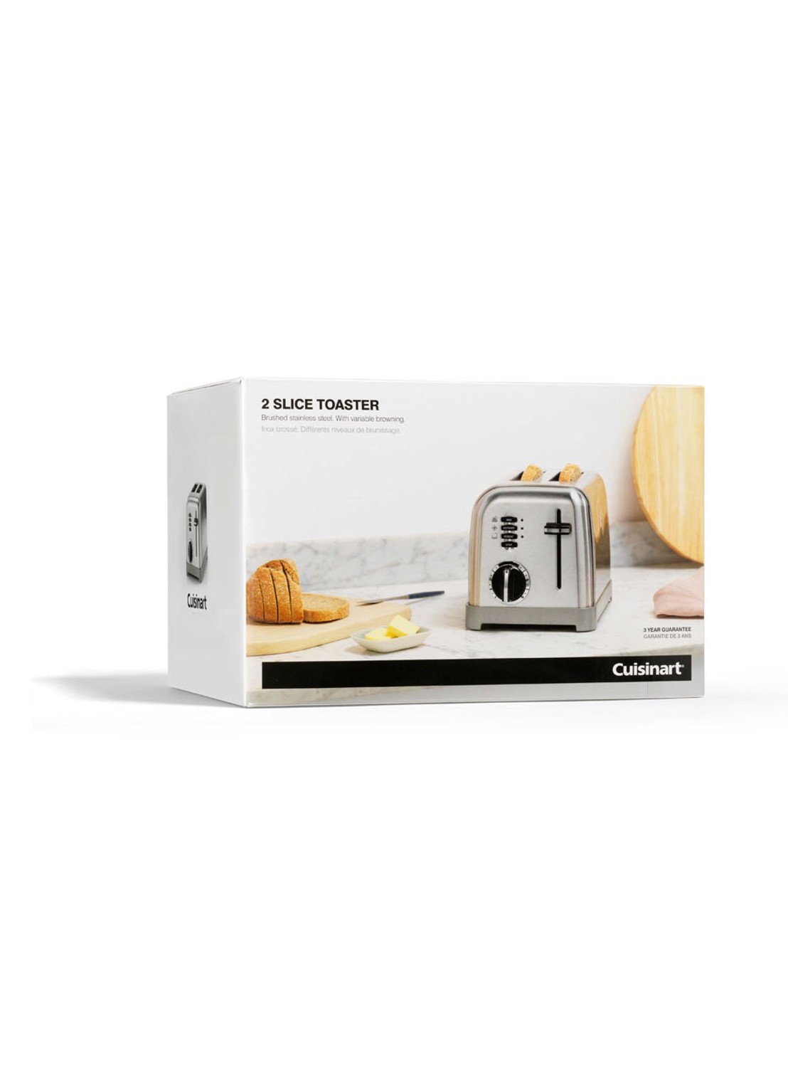 Cuisinart Broodrooster 2-slots CPT160E - detail zilver