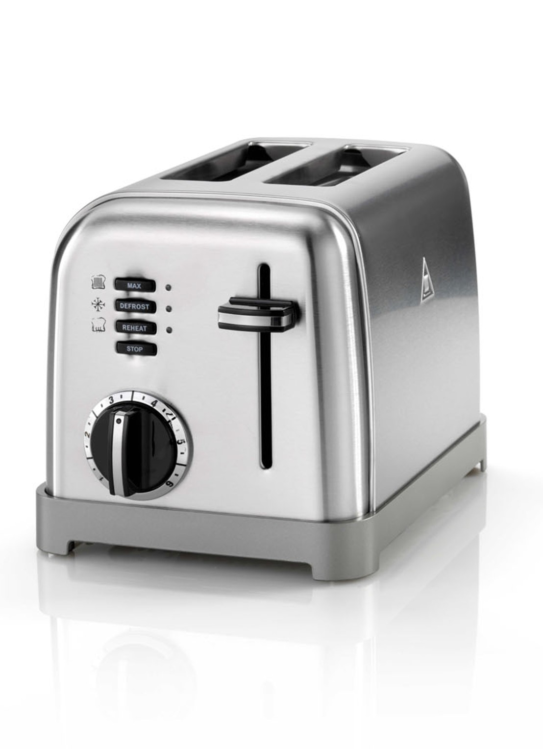 Cuisinart Broodrooster 2-slots CPT160E - voorkant 3 zilver