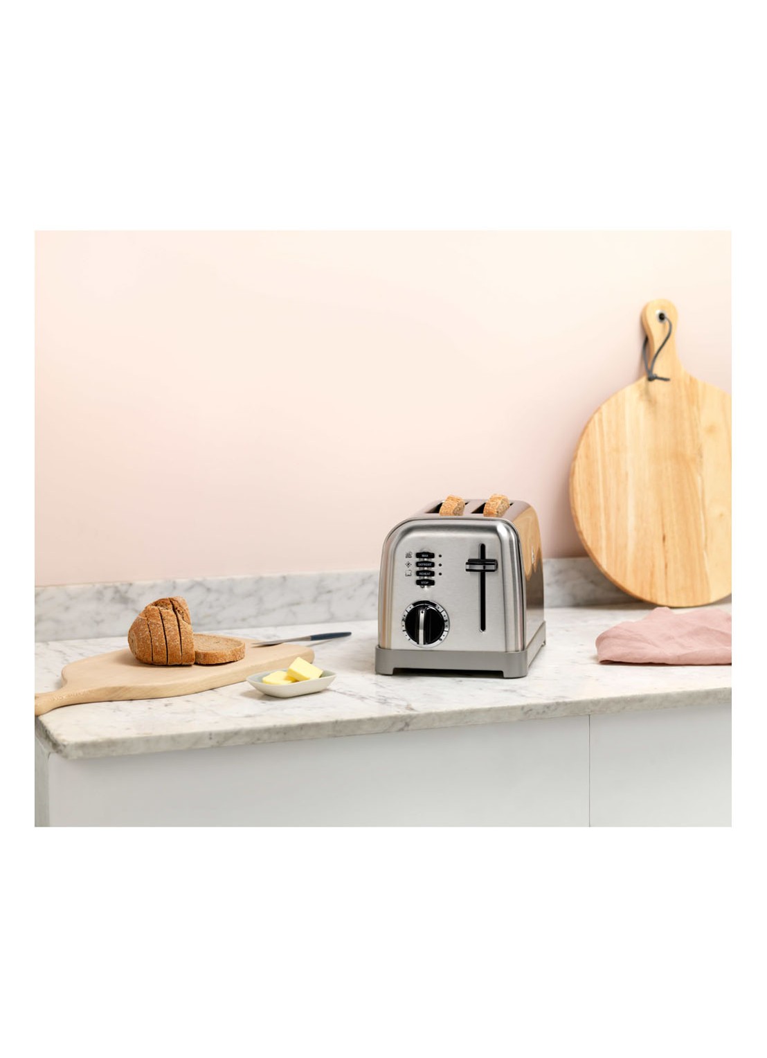 Cuisinart Broodrooster 2-slots CPT160E - voorkant 4 zilver