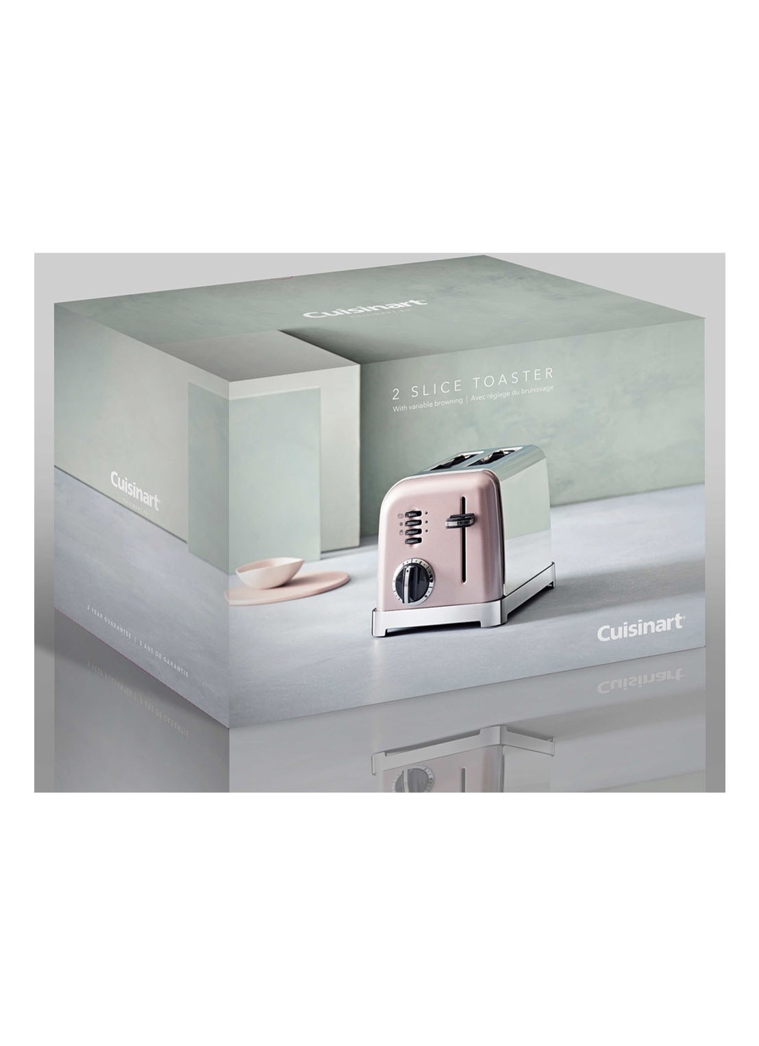 Cuisinart Broodrooster 2-slots CPT160PIE - detail 5 roze