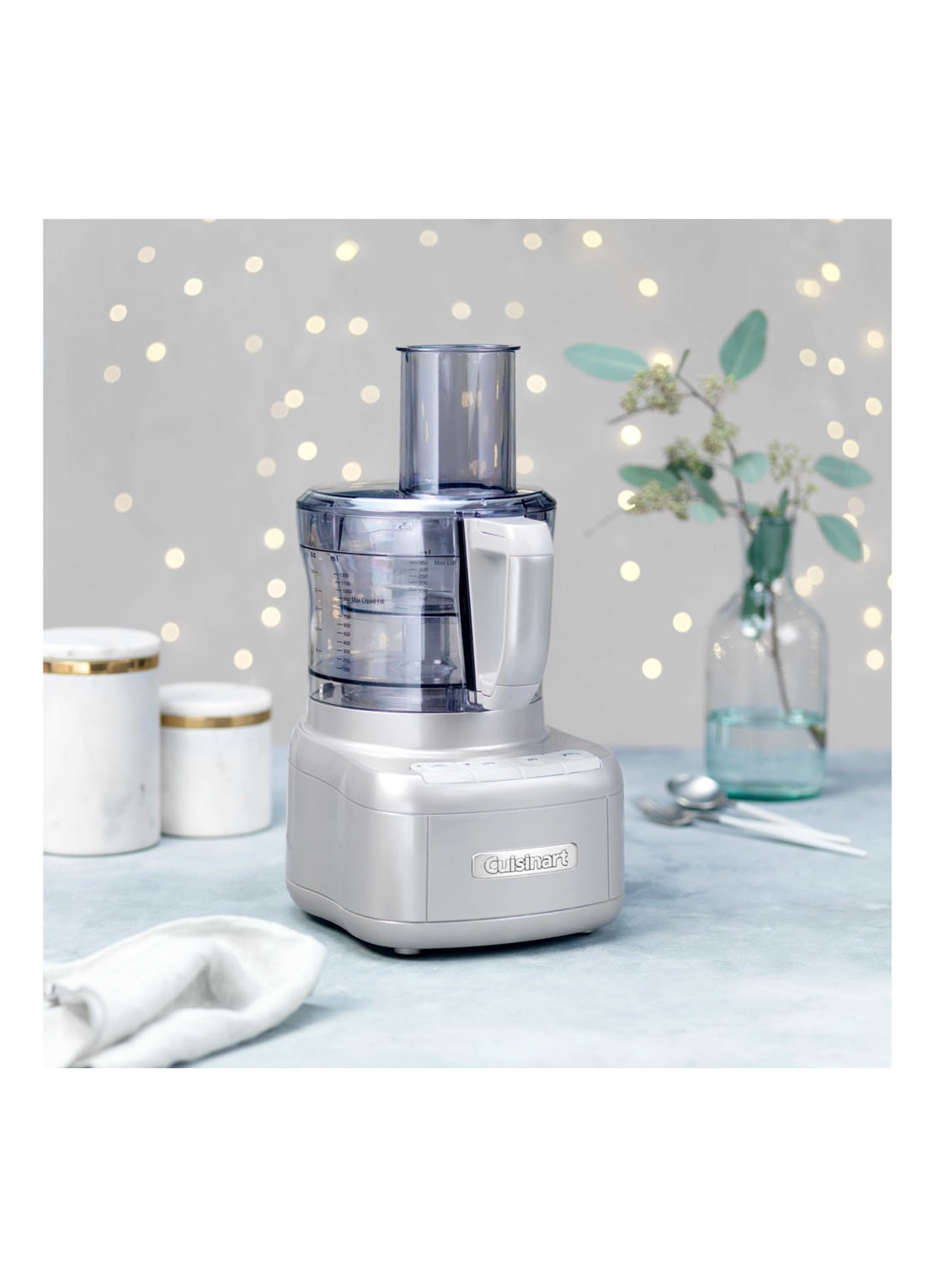 Cuisinart Easy Prep Pro foodprocessor FP8SE - voorkant 6 zilver