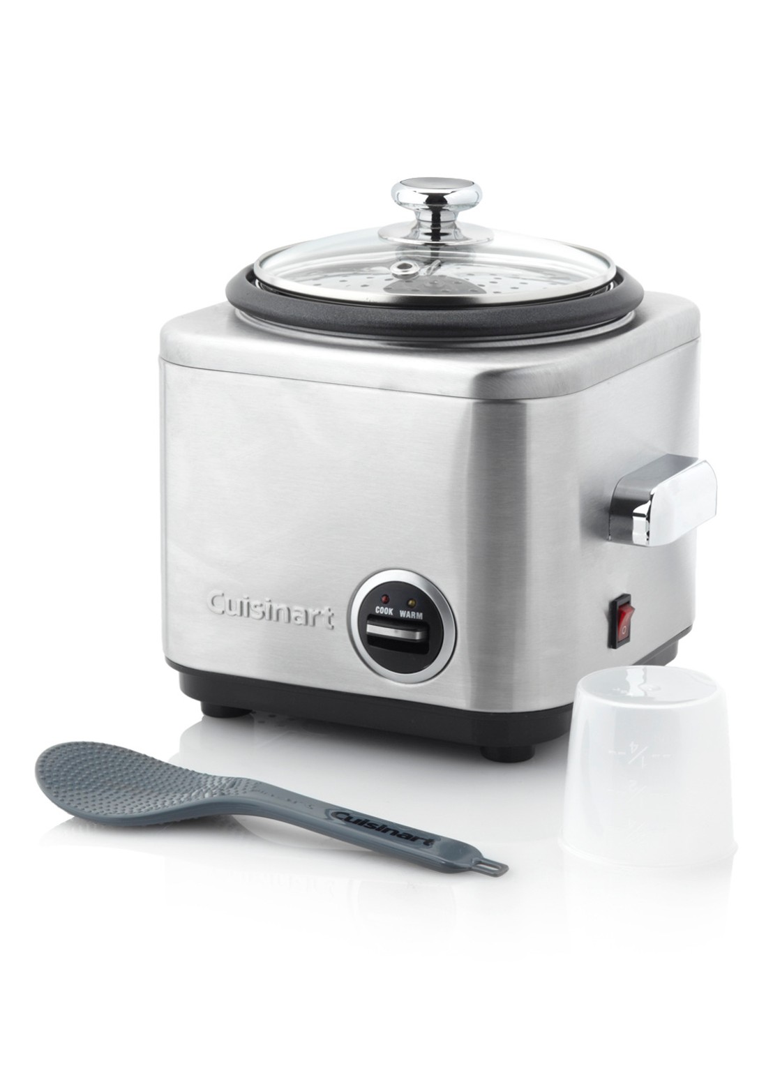 Cuisinart Rijst- en granenkoker 0,8 liter CRC400E - voorkant 7 zilver