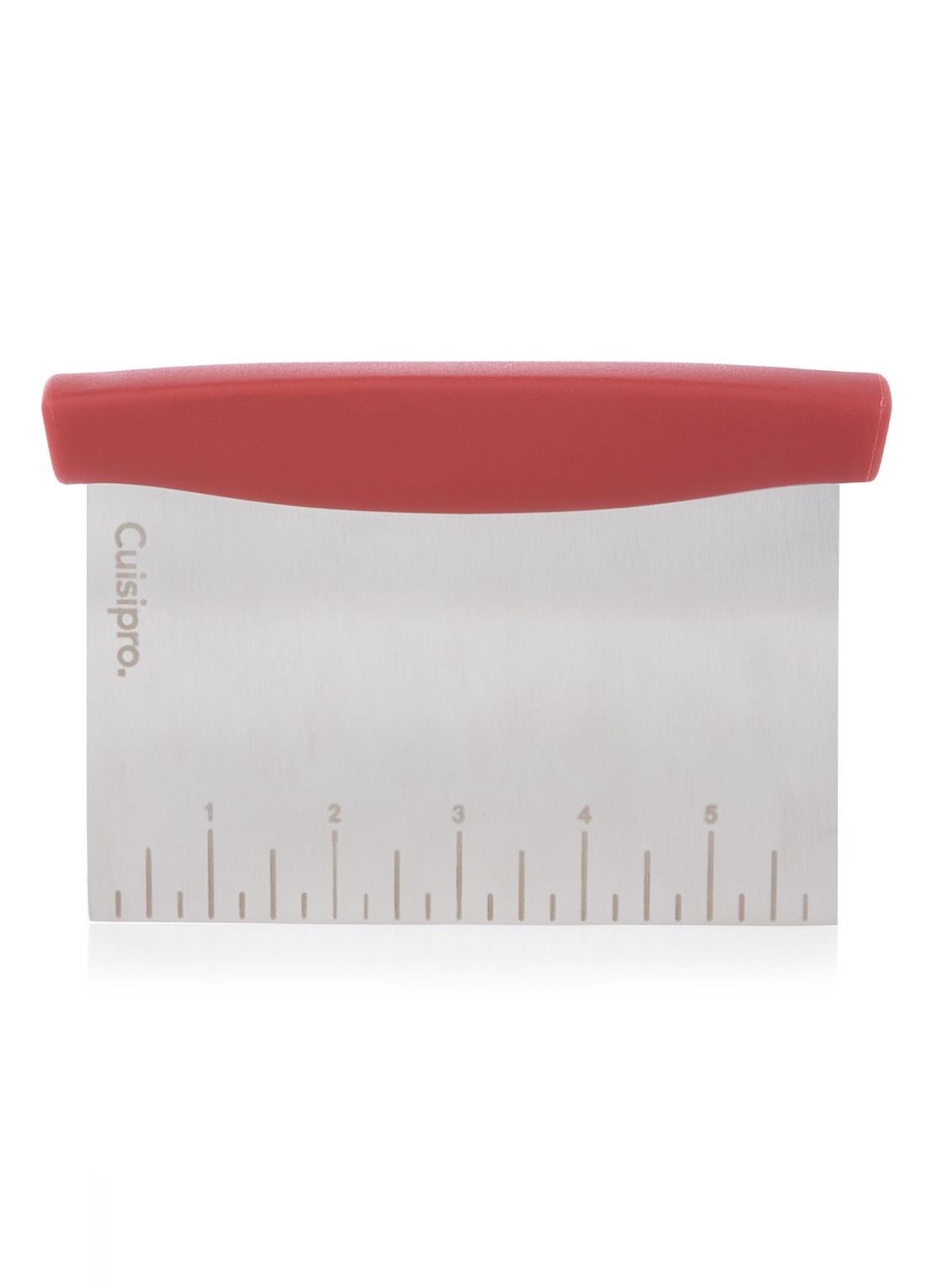 Cuisipro Deegsnijder 17 cm - voorkant steenrood