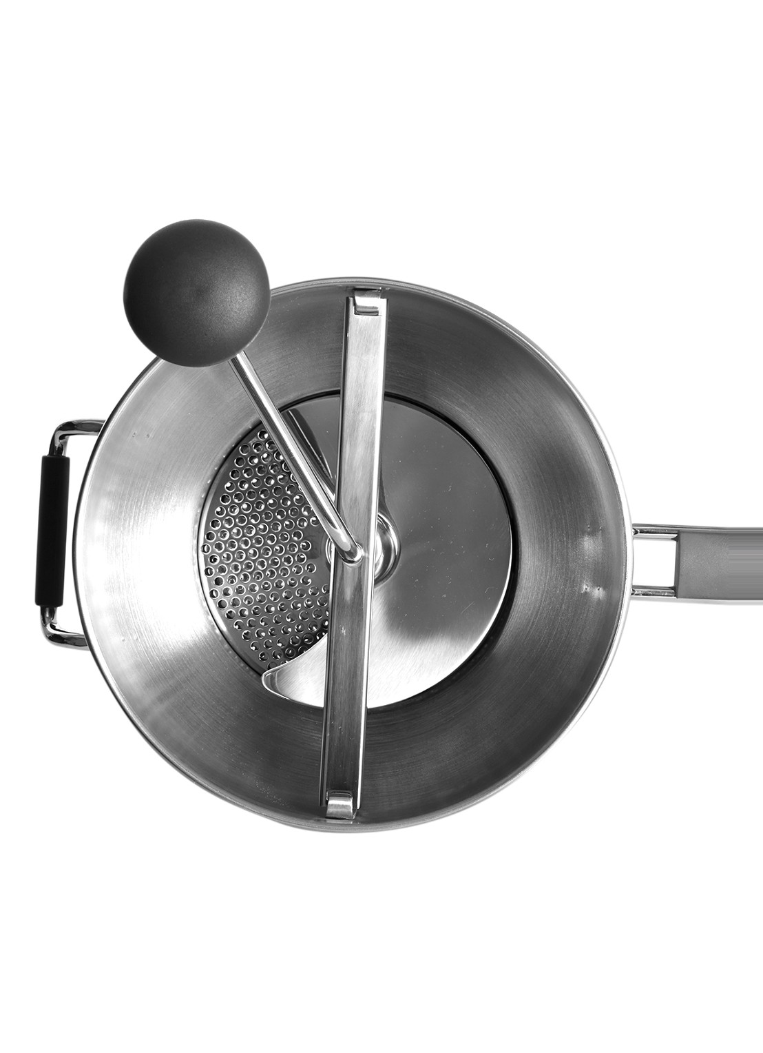 Cuisipro Deluxe passeerzeef 4-delig - detail zilver