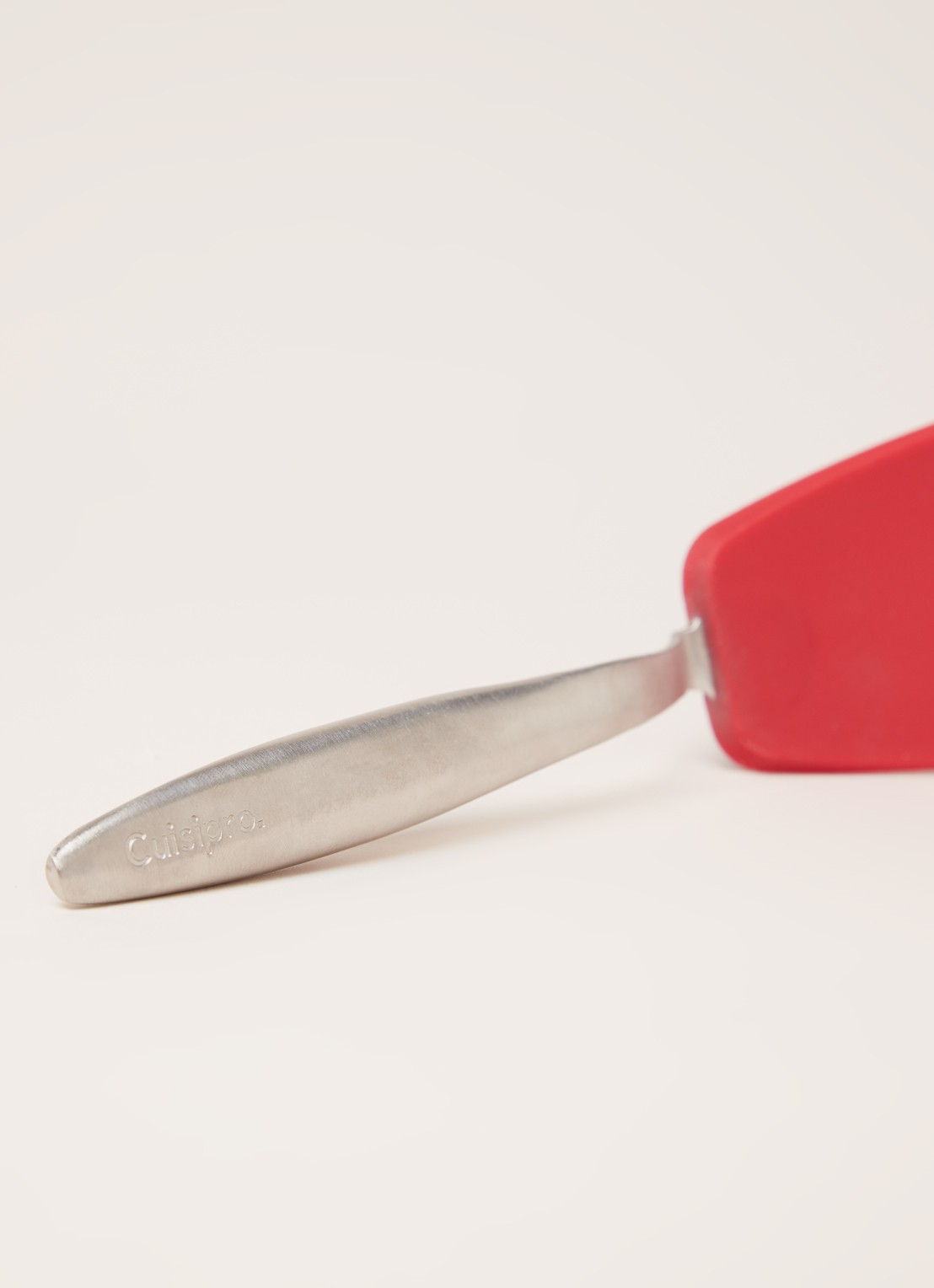 Cuisipro Piccolo mini bakspaan 20 cm - detail steenrood