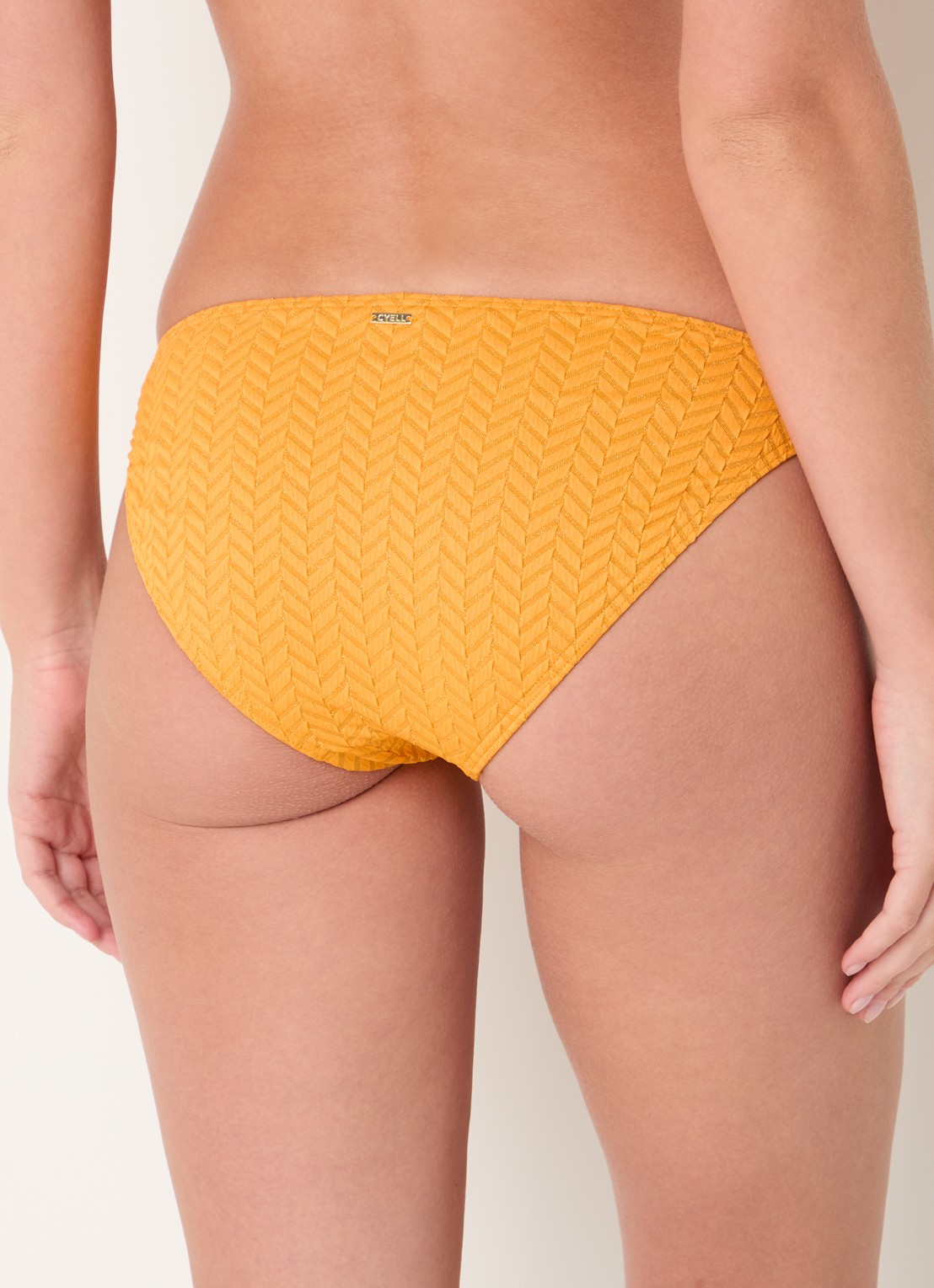 Cyell Bikinislip met gespdetail - achterkant 3 geel