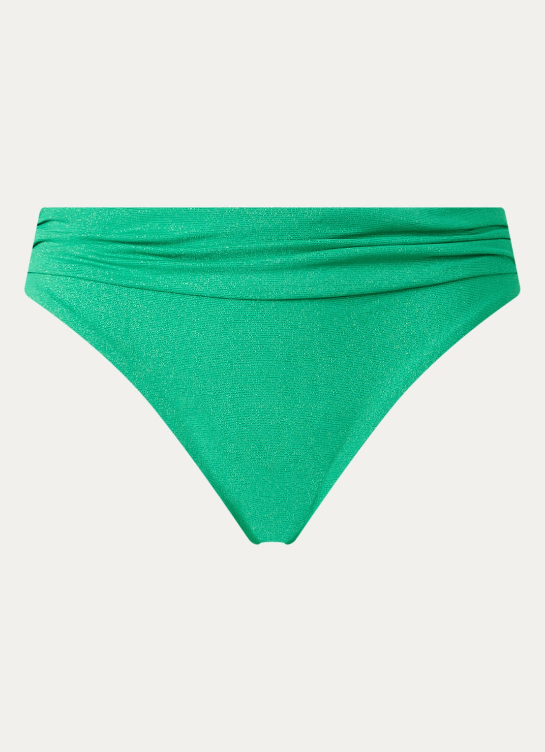 Cyell Bikinislip met lurex - voorkant 3 groen