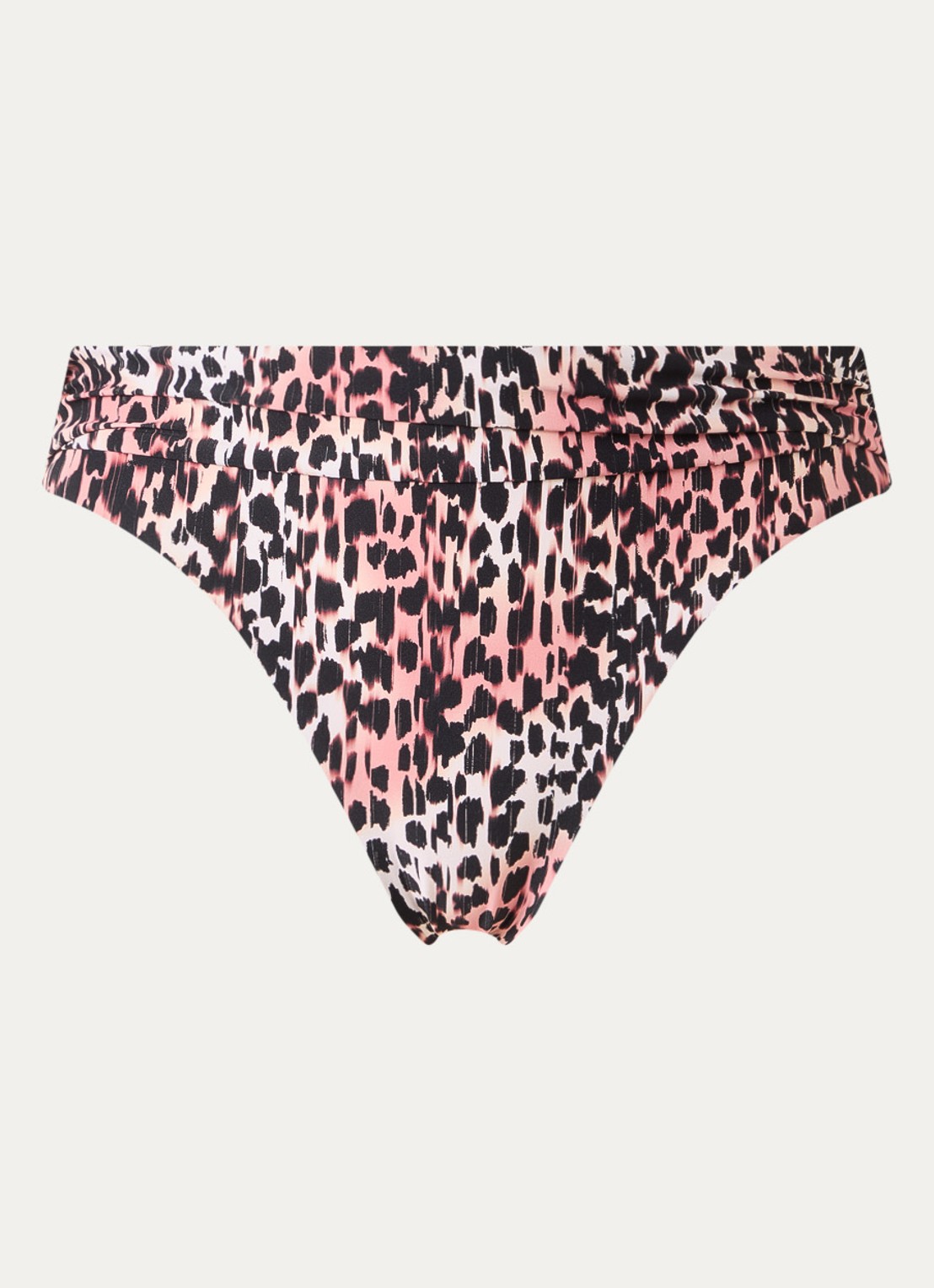 Cyell Bikinislip met panterprint - voorkant 4 zwart