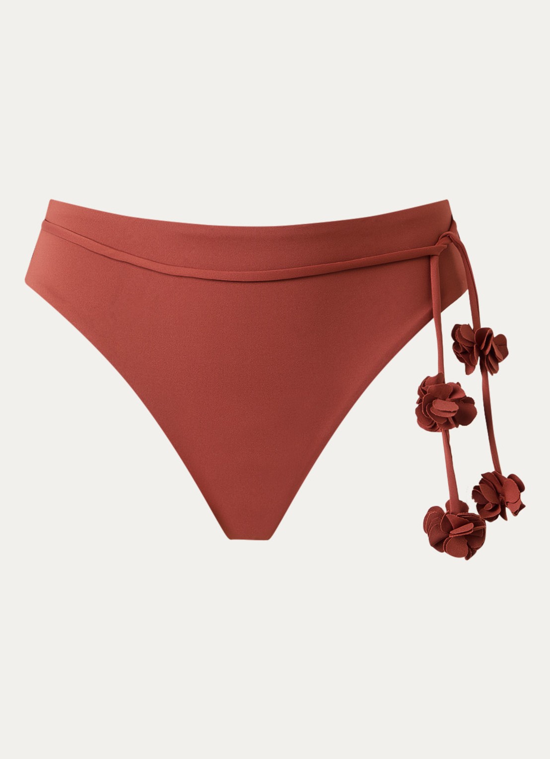 Cyell Henna Vibes bikinislip - voorkant kastanjebruin