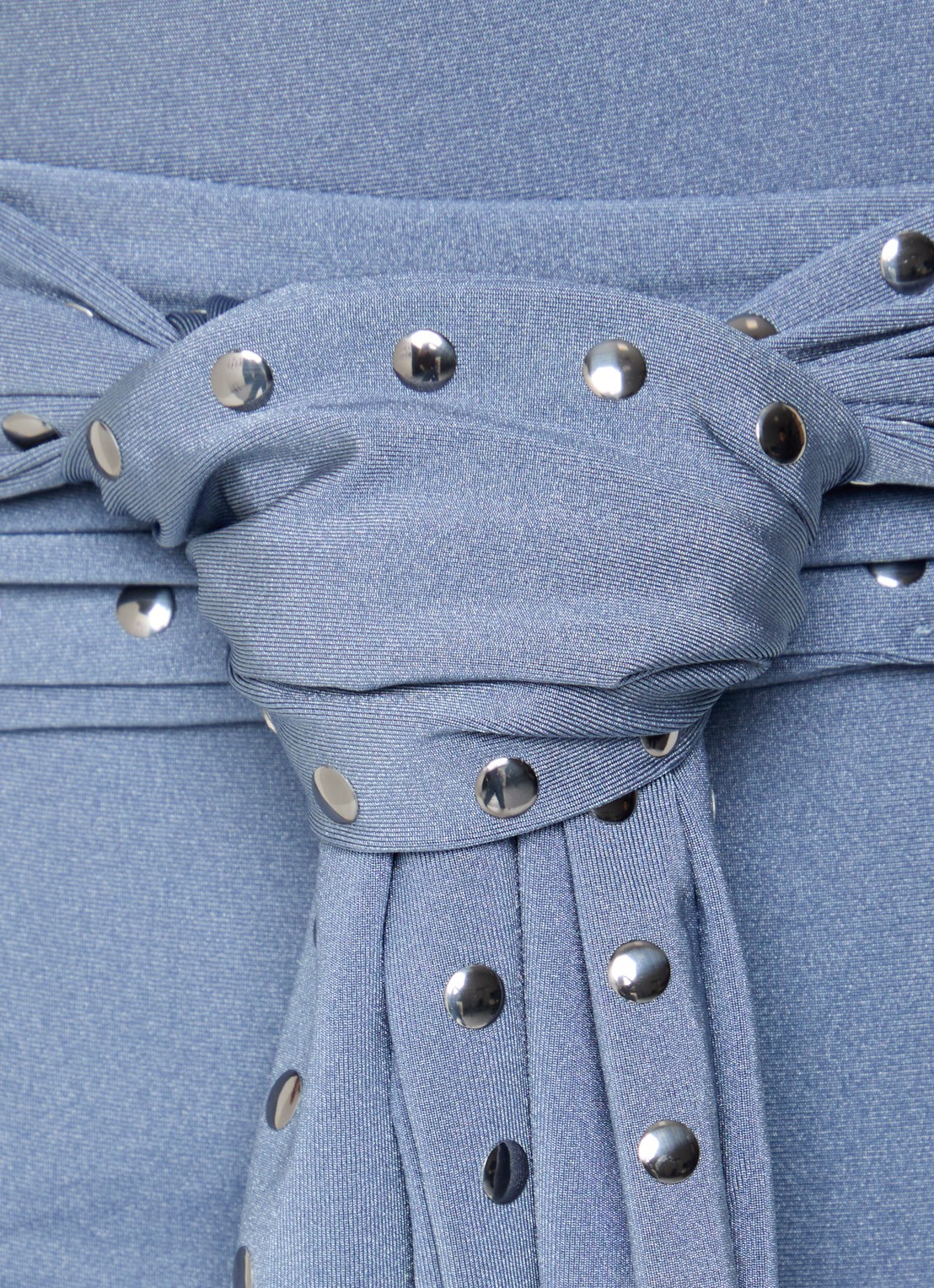 Cyell Infinity voorgevormd badpak met studs - detail 6 staalblauw