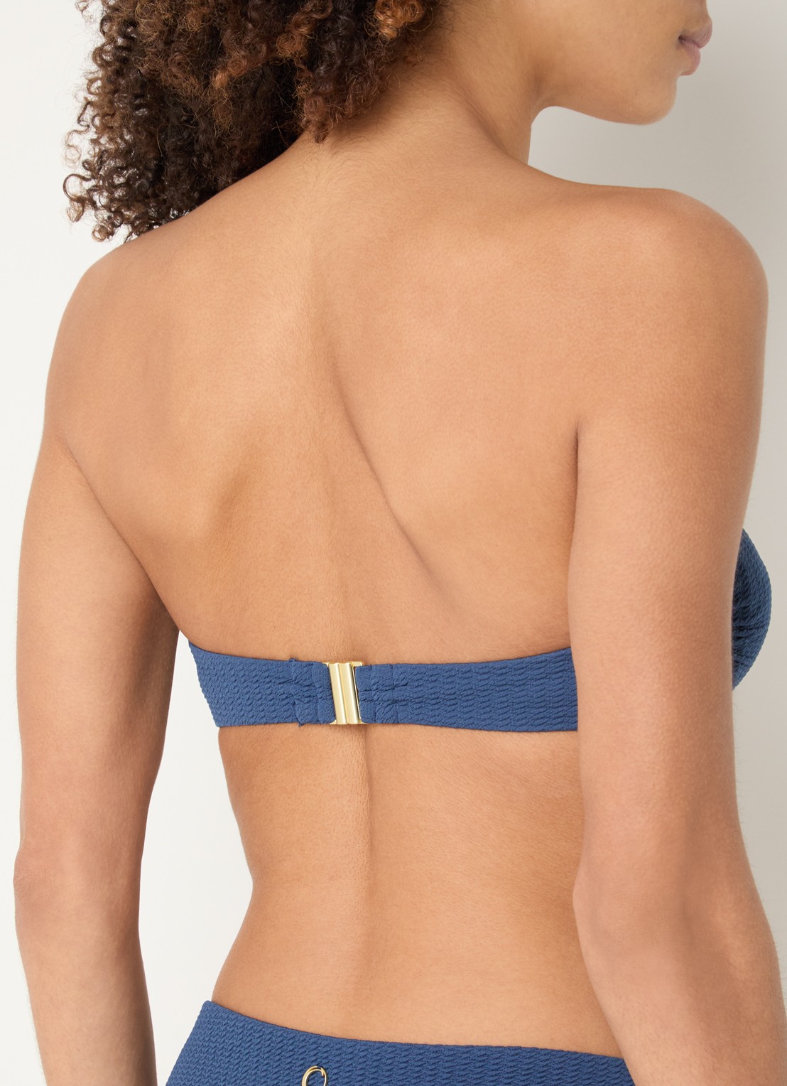 Cyell Midnight Waves voorgevormde bikinitop  - achterkant 3 indigo