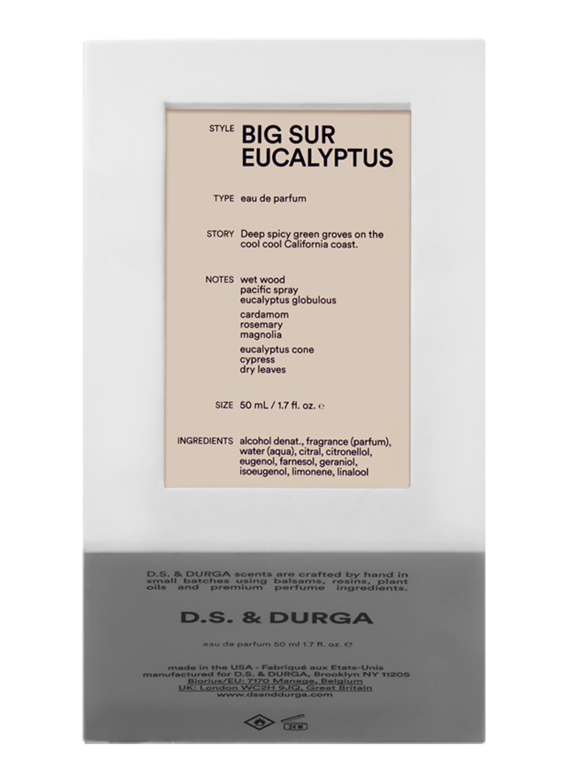 D.S. & Durga Big Sur Eucalyptus Eau De Parfum - detail 3 undefined