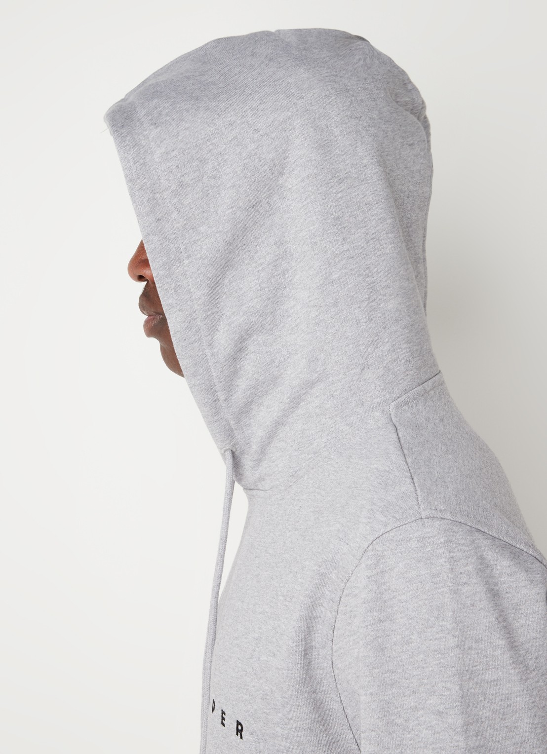 Daily Paper Alias hoodie met logoborduring - detail 5 grijs