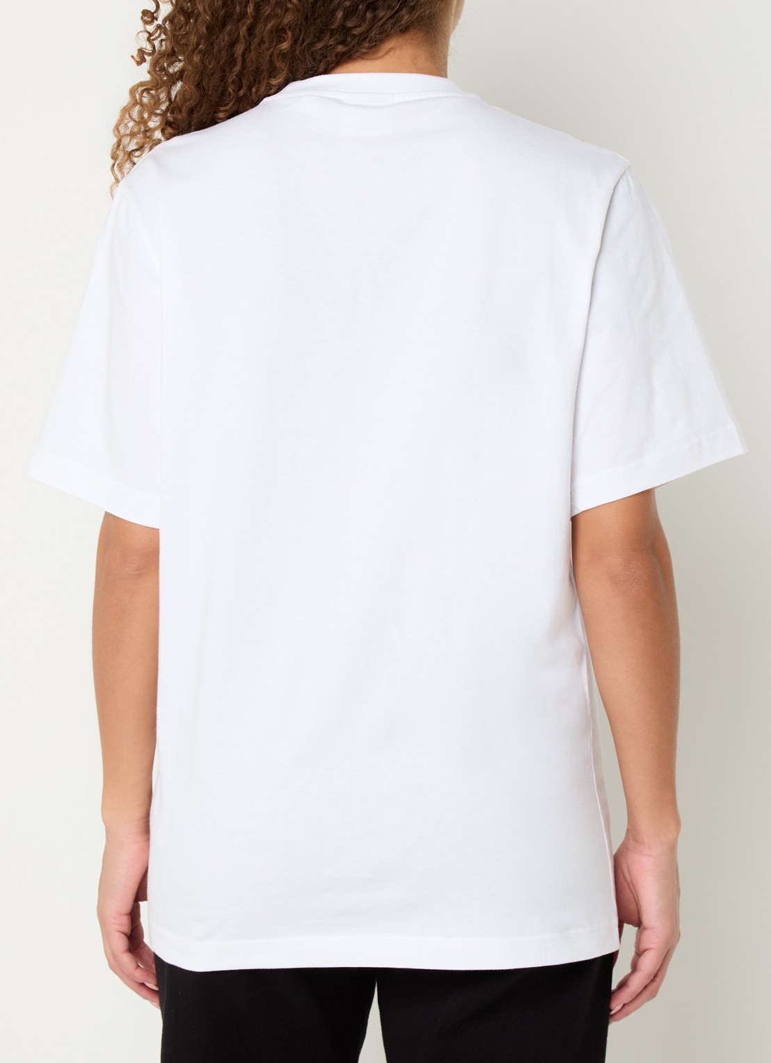 Daily Paper Alias oversized T-shirt met logoborduring - achterkant 3 wit