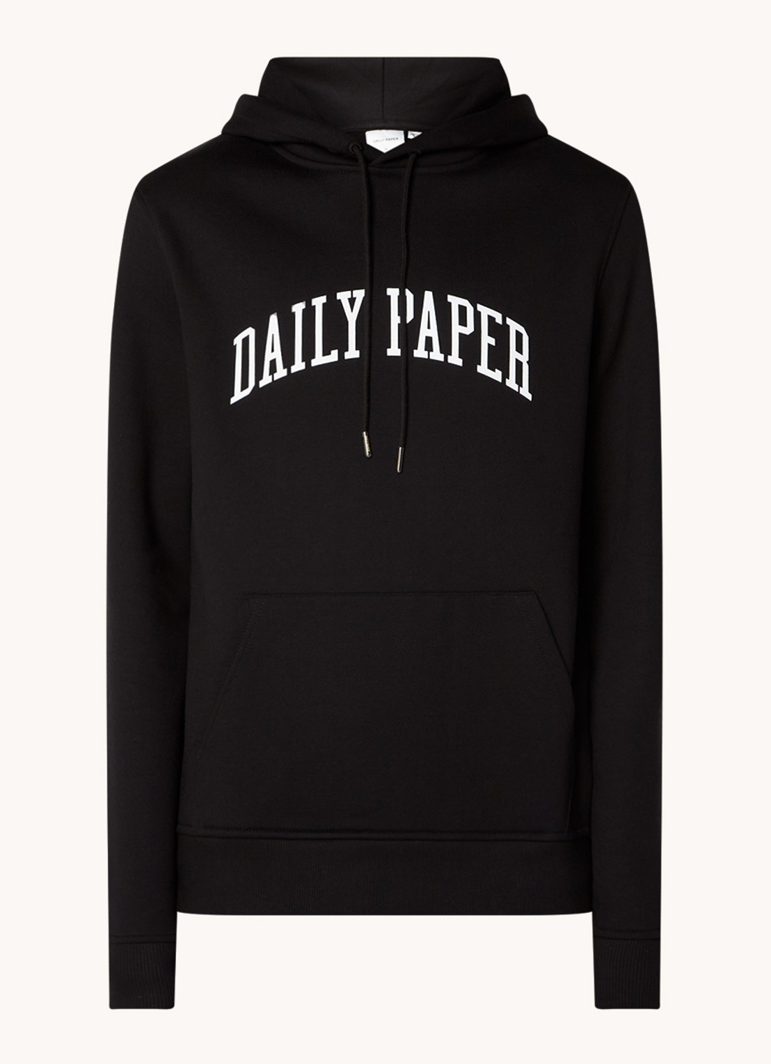Daily Paper Arch hoodie met logoprint  - voorkant zwart