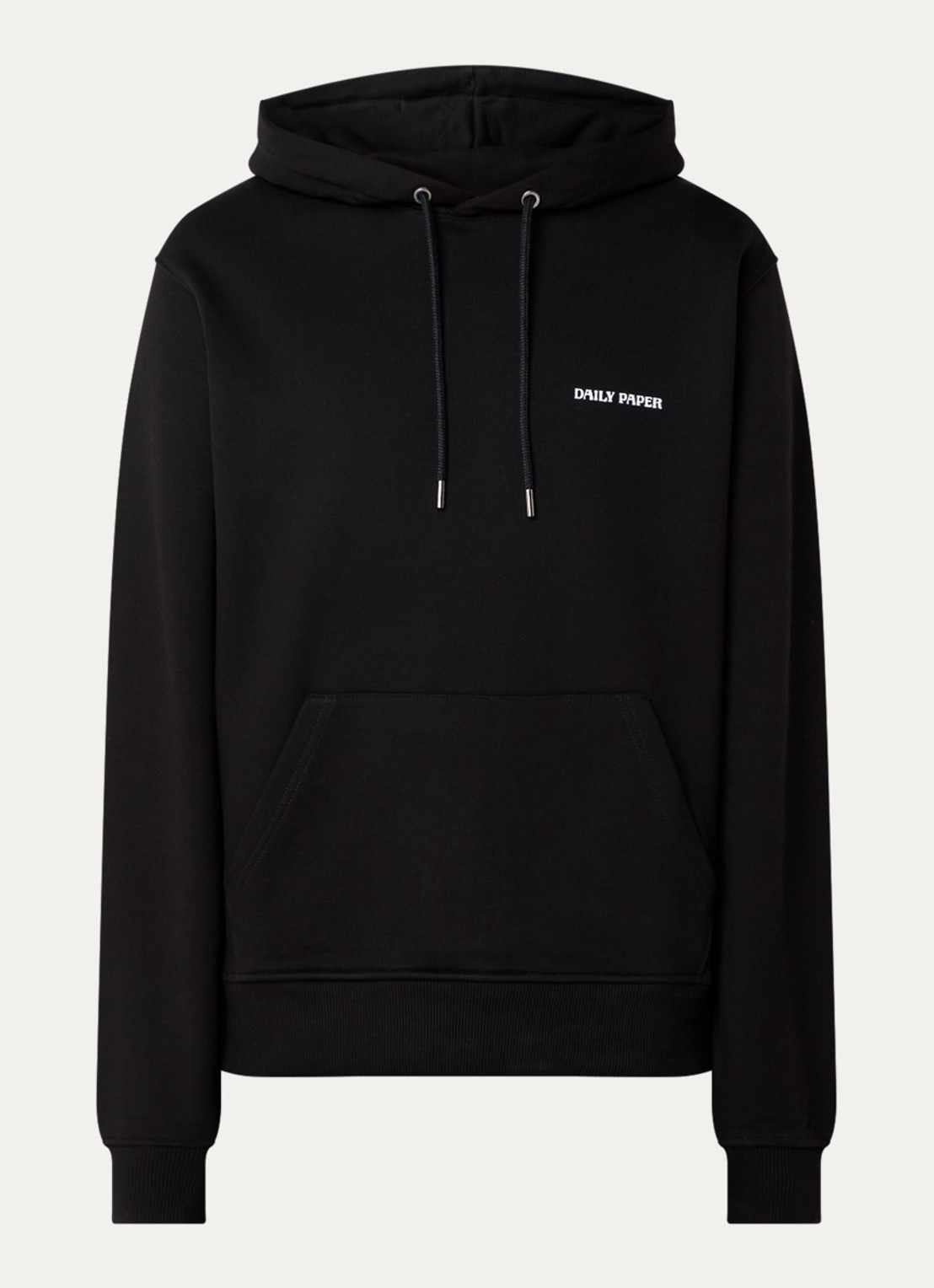 Daily Paper Dias hoodie met logo - voorkant 2 zwart