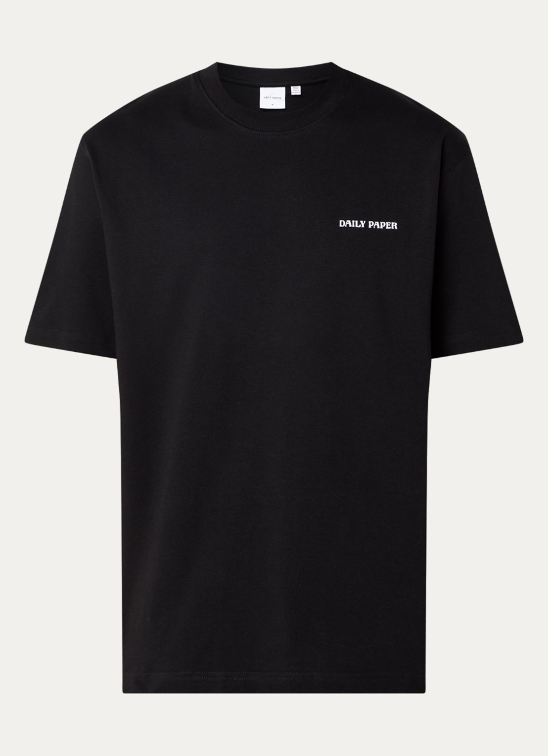 Daily Paper Dias T-shirt met logo - voorkant 3 zwart