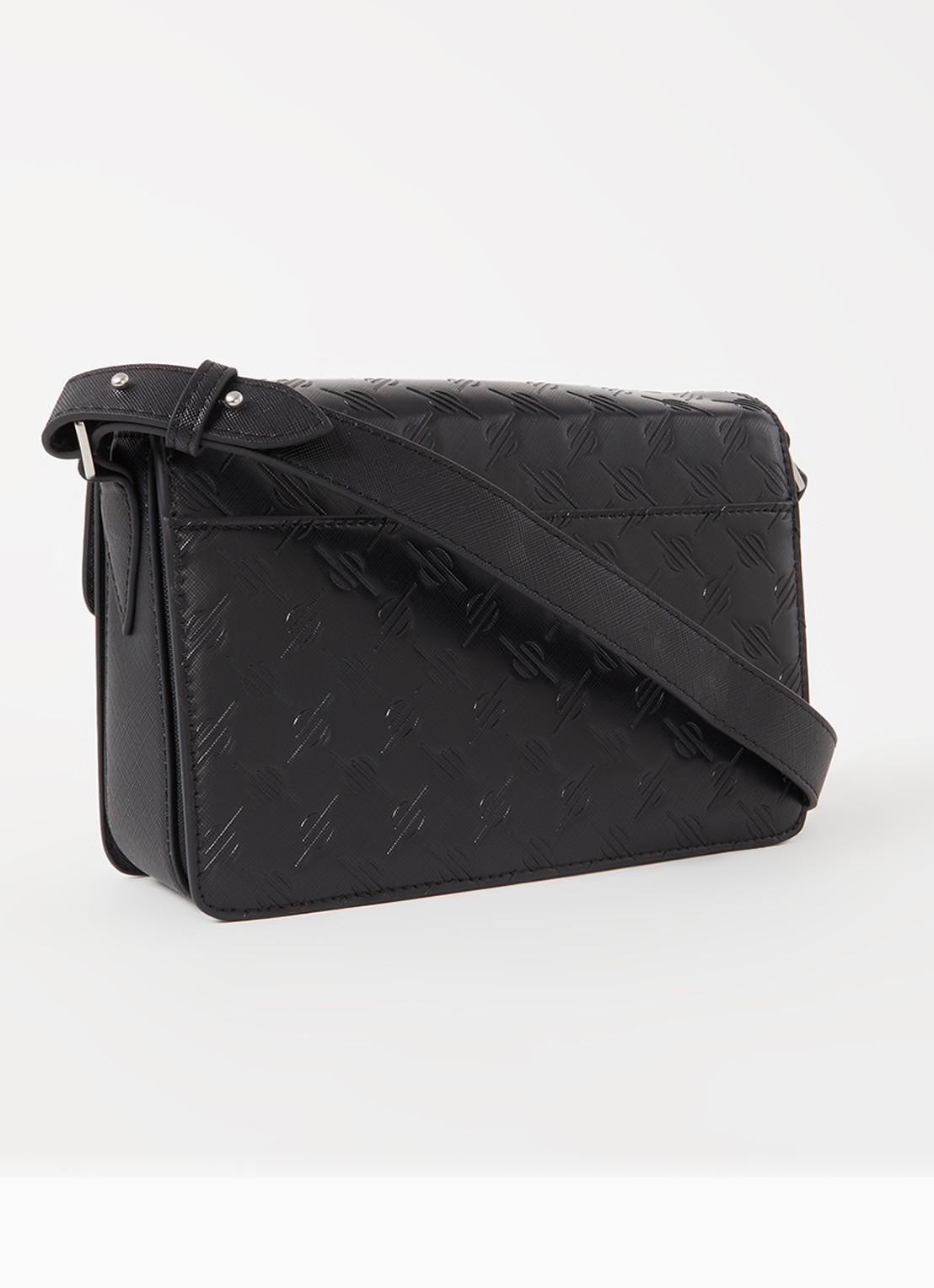 Daily Paper Meru crossbodytas met logoprint - achterkant 2 zwart