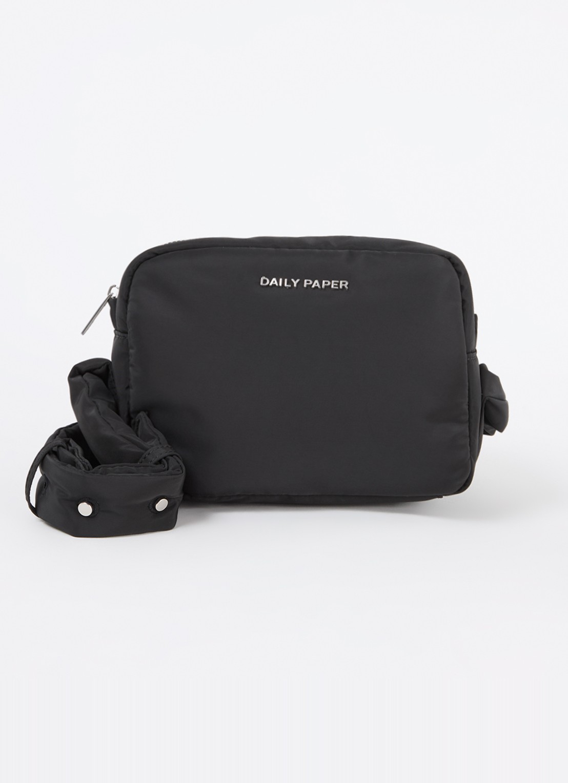 Daily Paper Mohi crossbodytas met logo - voorkant 4 zwart
