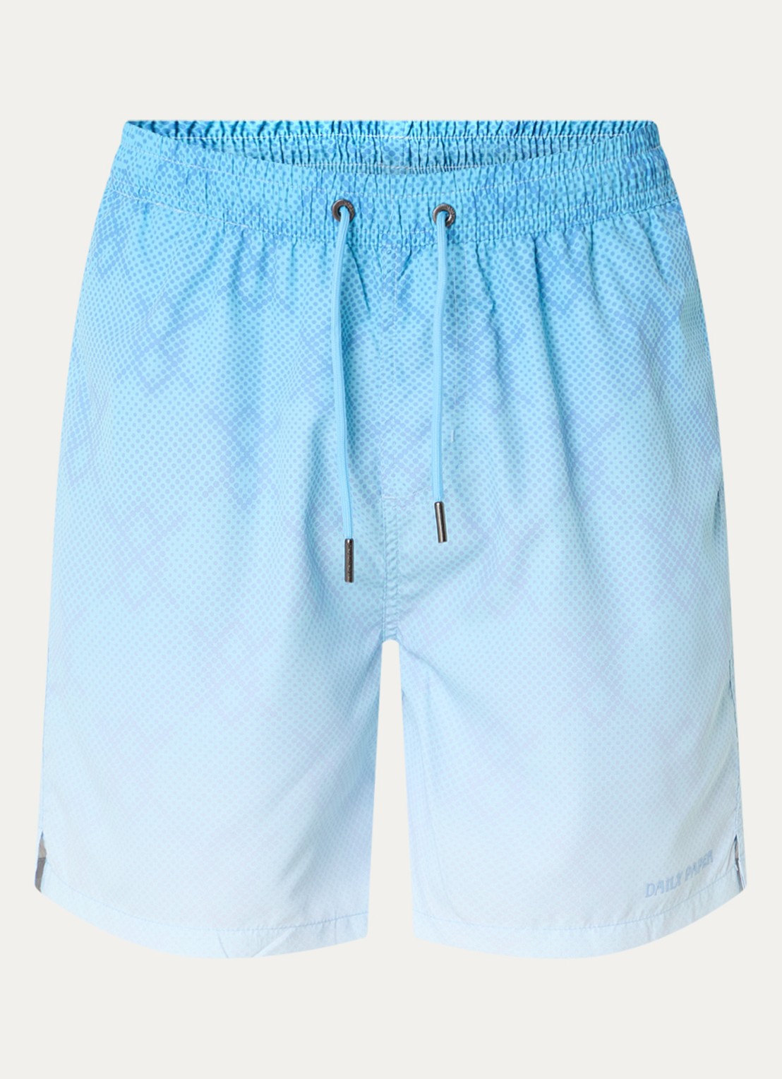 Daily Paper Ombre Dotted Shield zwemshorts met steekzakken - voorkant 2 blauw