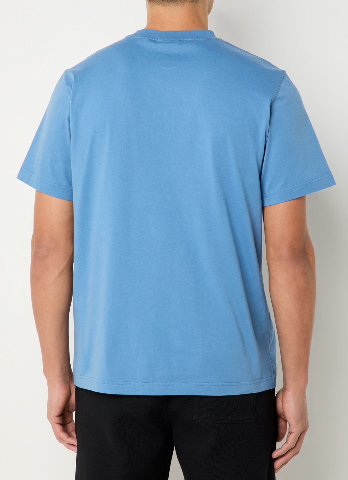 Daily Paper Orbit T-shirt met logo- en backprint - achterkant 4 blauw