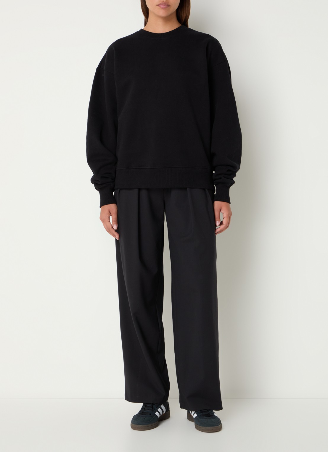 Daily Paper Ragla sweater met backprint - voorkant 2 zwart