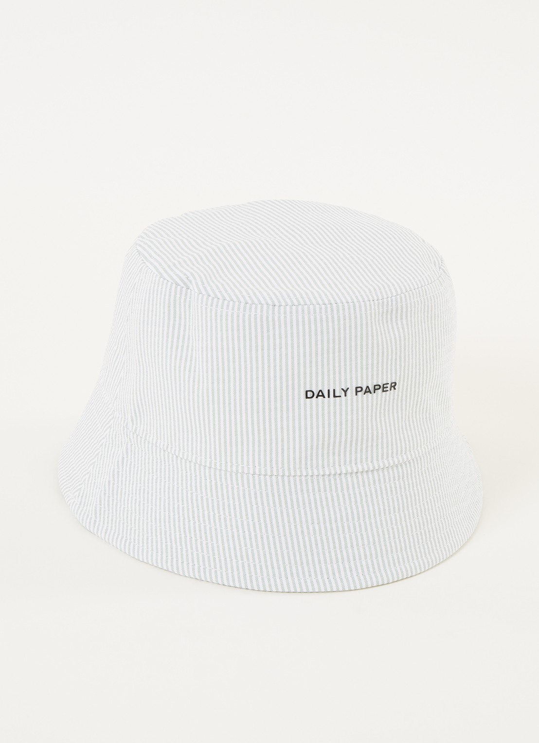 Daily Paper Rebuk bucket hoed met logo - voorkant ivoor
