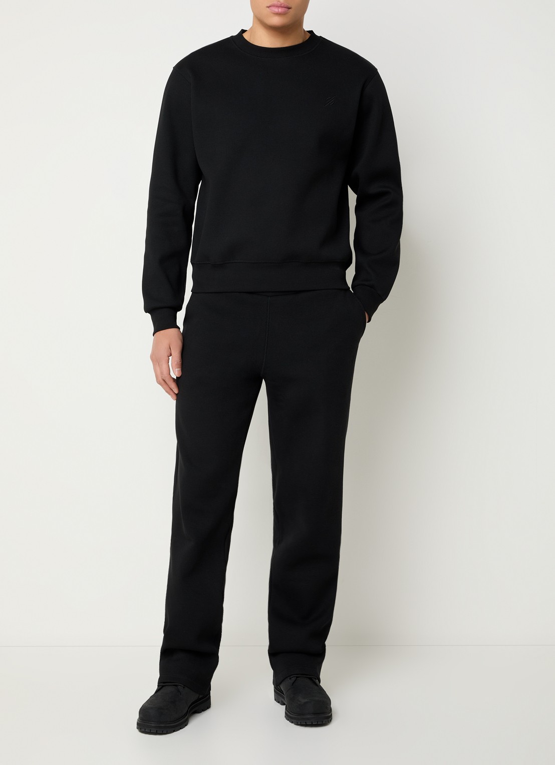 Daily Paper Straight fit joggingbroek met steekzakken - voorkant 3 zwart