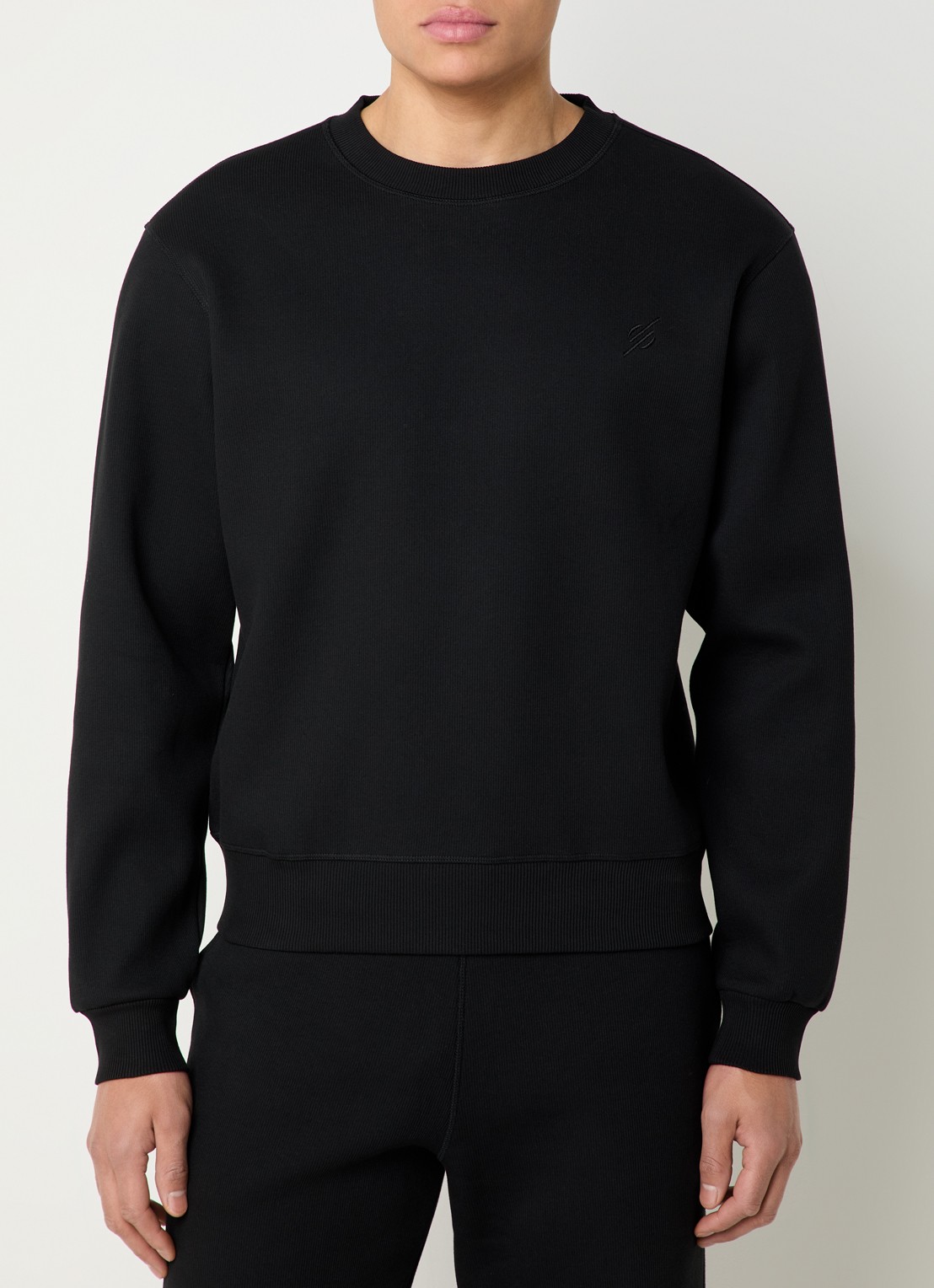 Daily Paper Sweater met logoborduring - detail 4 zwart