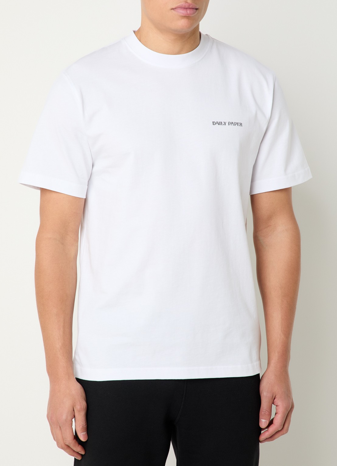 Daily Paper T-shirt met logo- en backprint - achterkant 3 wit