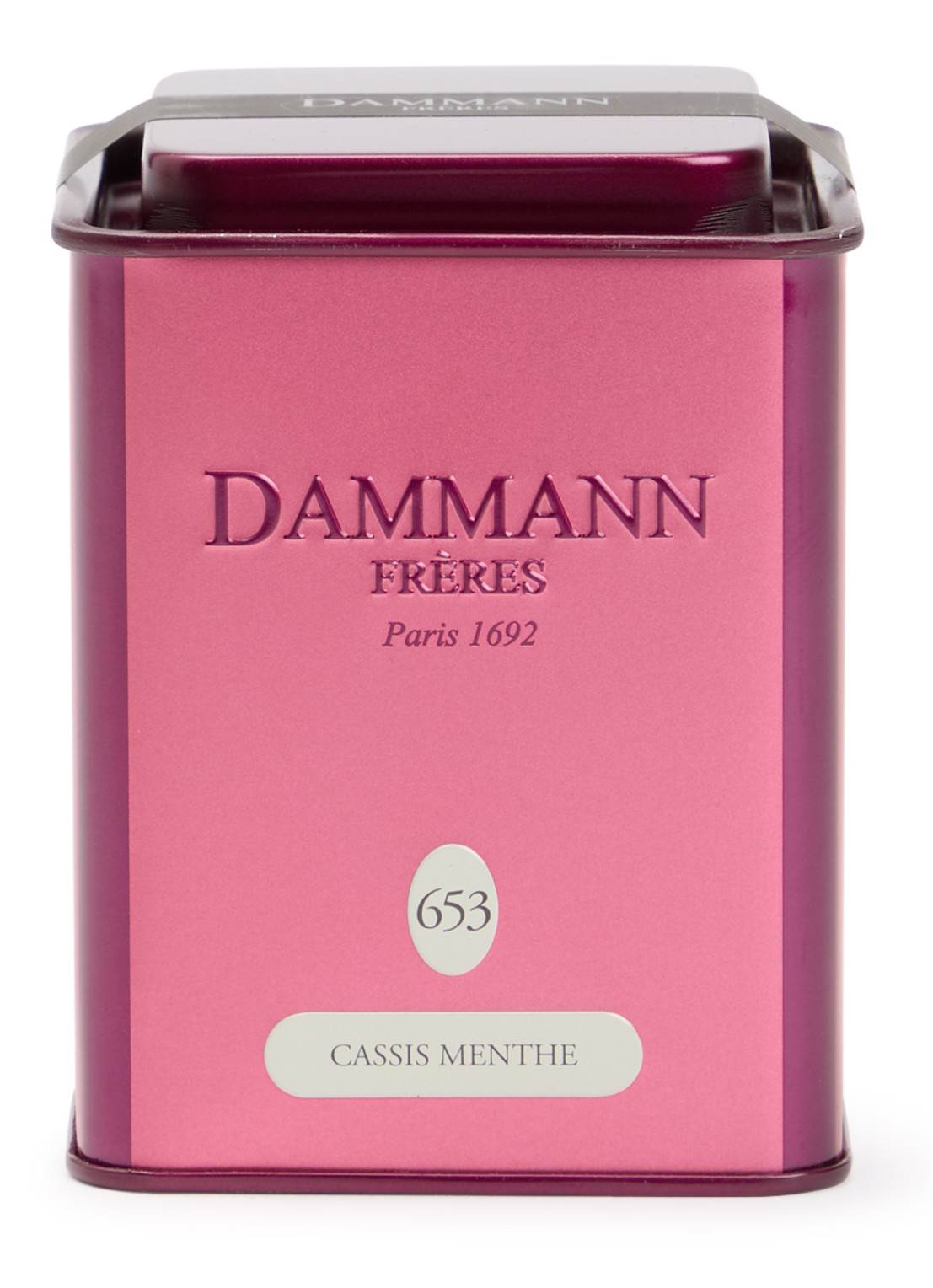 DAMMANN Frères Cassis Menthe losse thee 100 gram - voorkant undefined