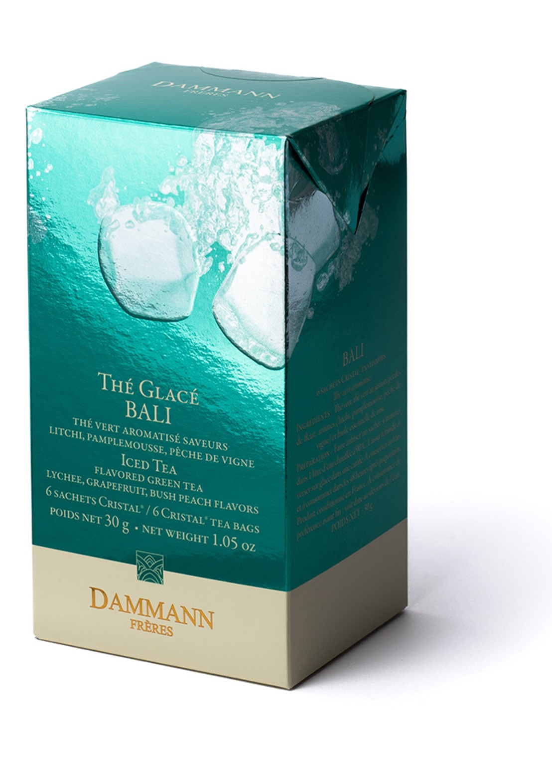 DAMMANN Frères Ice Tea Bali theezakjes 6 x 30 gram - voorkant 3 undefined