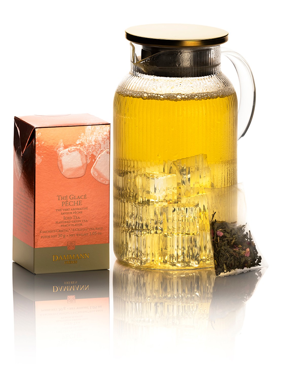 DAMMANN Frères Ice Tea Peche theezakjes 6 x 30 gram - detail 2 undefined