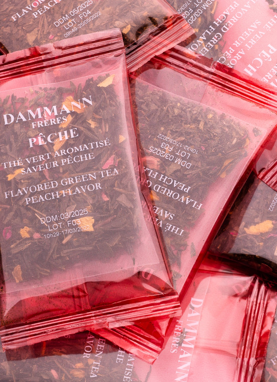 DAMMANN Frères Ice Tea Peche theezakjes 6 x 30 gram - voorkant 4 undefined