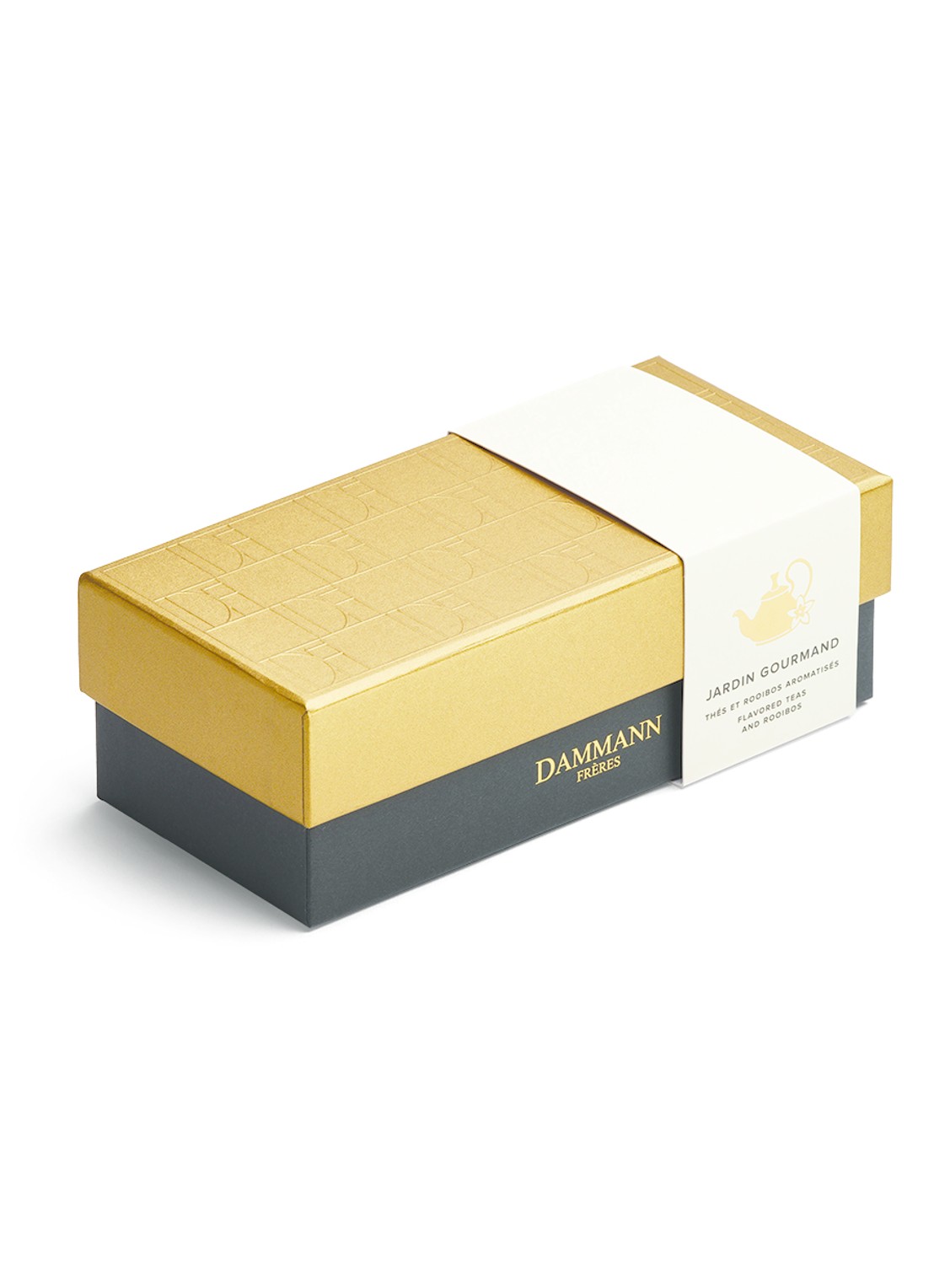 DAMMANN Frères Jardin Gourmand losse thee set in geschenkdoos 3 x 30 gram - voorkant undefined