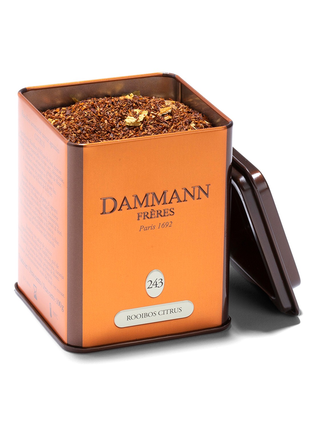 DAMMANN Frères Rooibos citrus losse thee 100 gram - voorkant 2 undefined