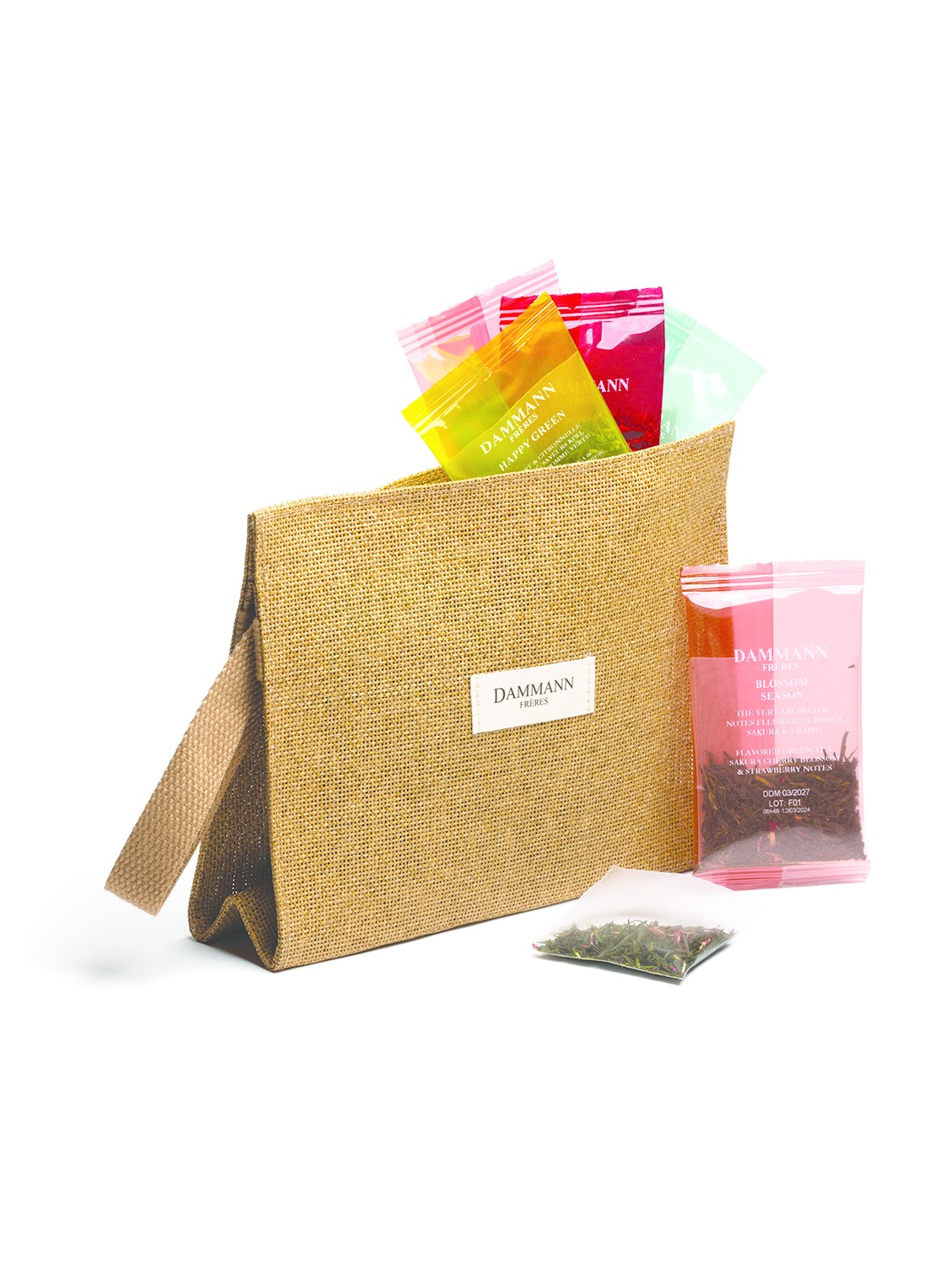 DAMMANN Frères Sunrise Ice Tea theezakjes in geschenkverpakking 82 gram - voorkant 3 undefined