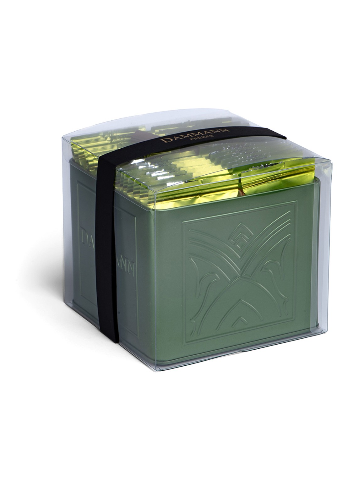 DAMMANN Frères Tendrement theezakjes in geschenkblik 32 stuks - voorkant undefined
