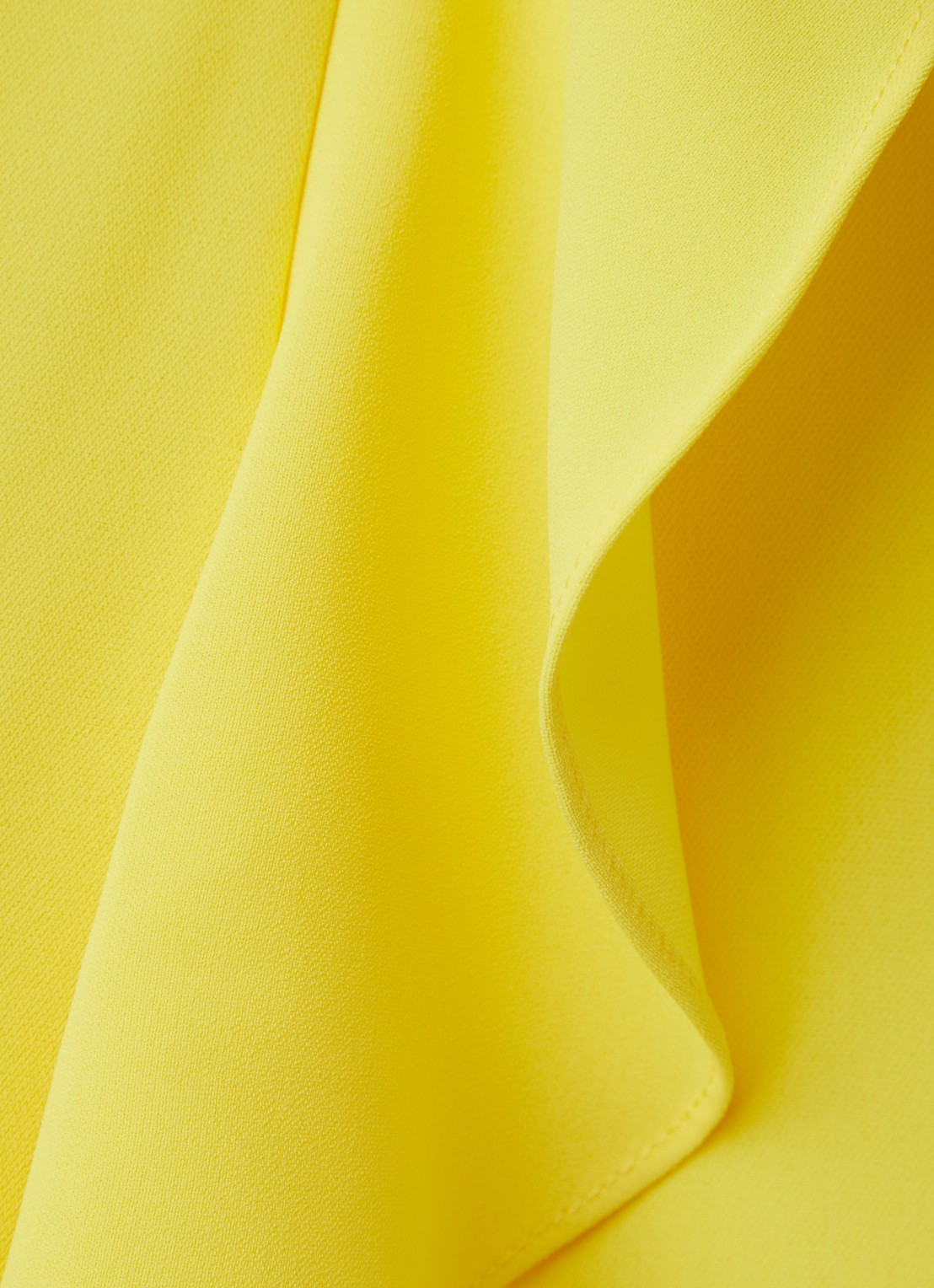Damsel in a Dress Cemile midi jurk met volant en vlindermouw - detail 3 geel