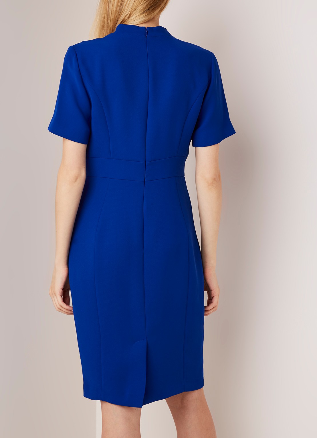Damsel in a Dress Isabella City Dress Cobalt 08 - achterkant kobaltblauw