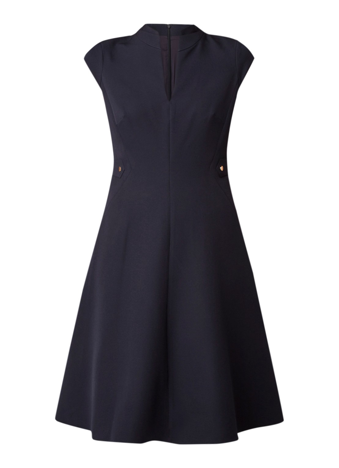Damsel in a Dress Tansie Dress Navy 08 - voorkant 2 donkerblauw