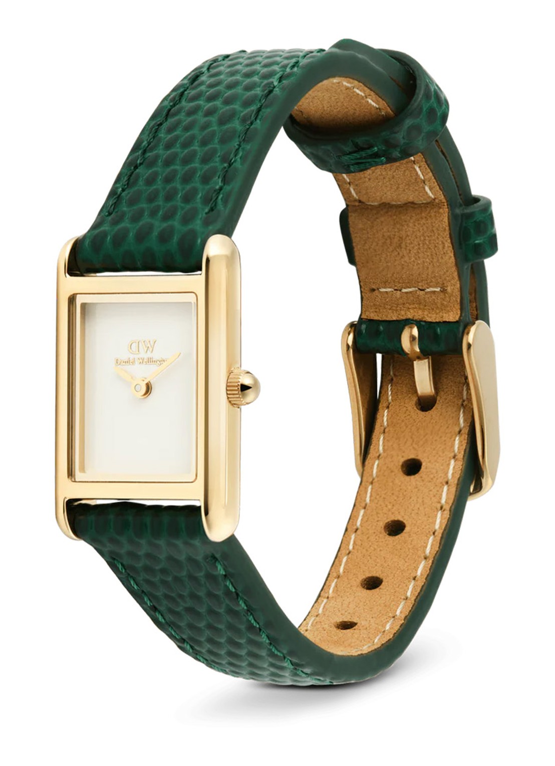 Daniel Wellington Bound mini horloge DW00100906 - detail groen
