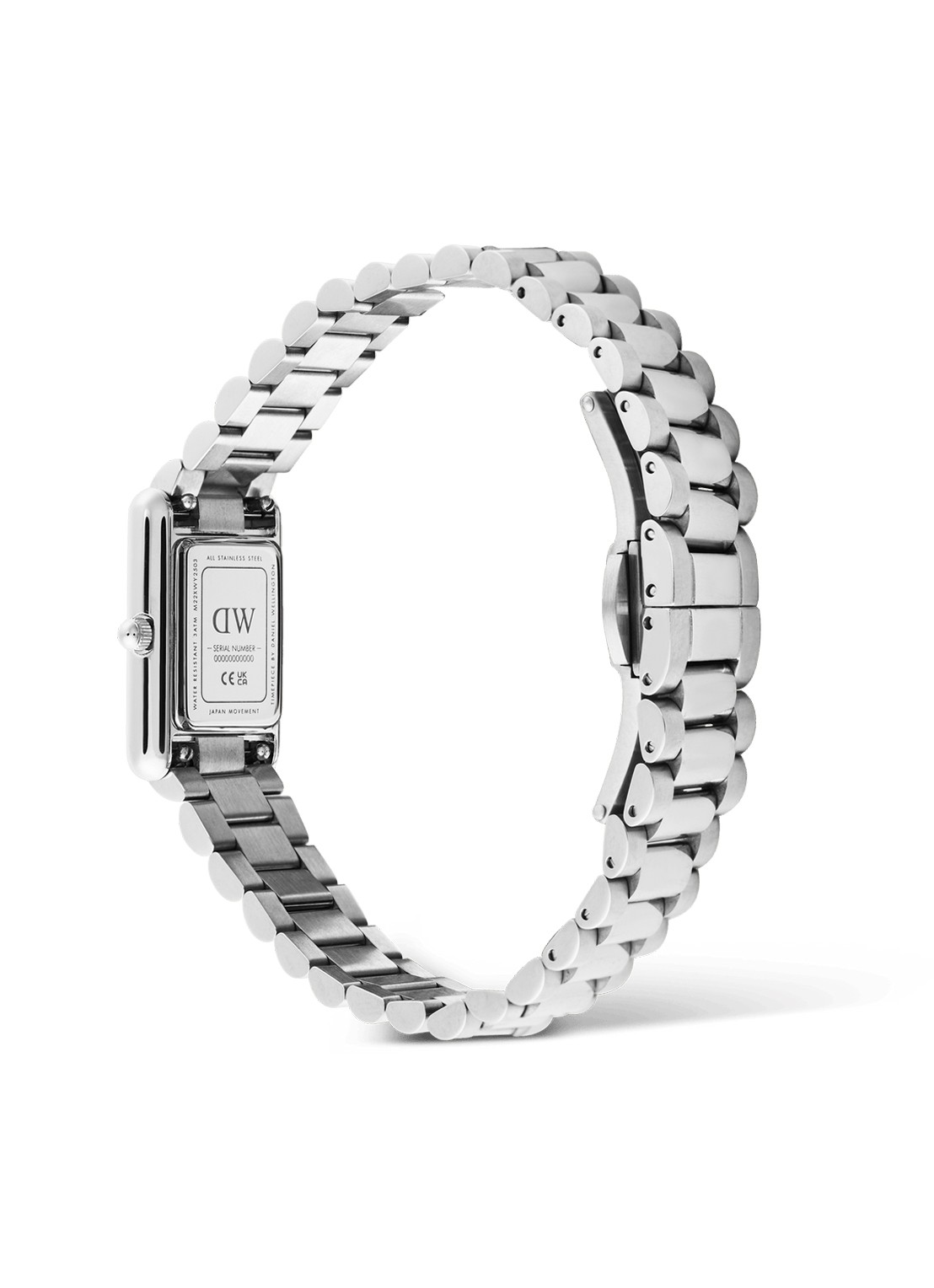 Daniel Wellington Bound mini horloge DW00100930 - detail 5 zilver
